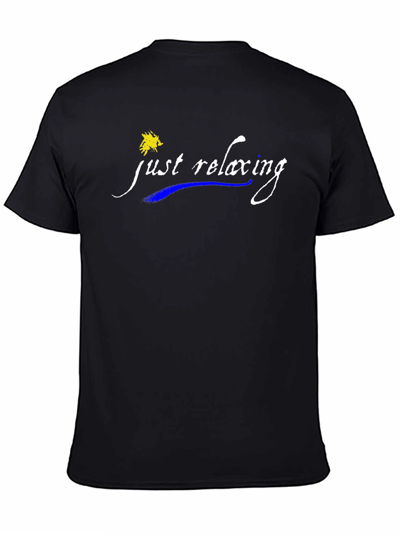 Just Relaxing Graphic Print T-Shirt