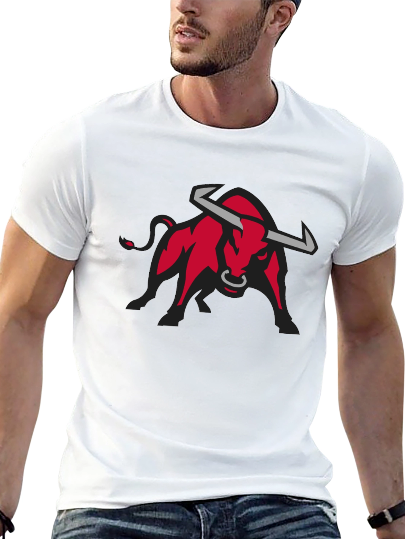 Red Bull Graphic Tee - Black Cotton Casual T-Shirt