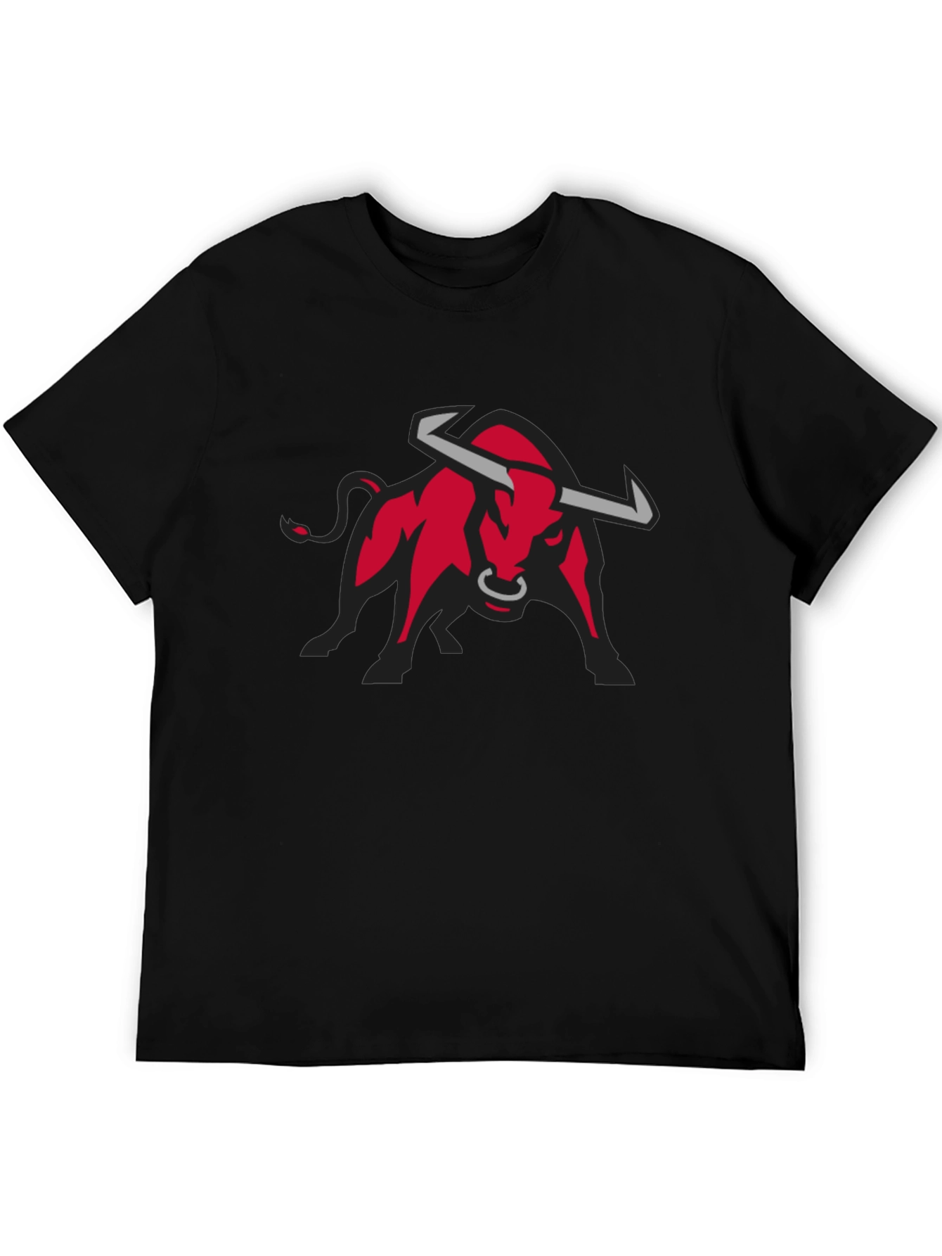 Red Bull Graphic Tee - Black Cotton Casual T-Shirt