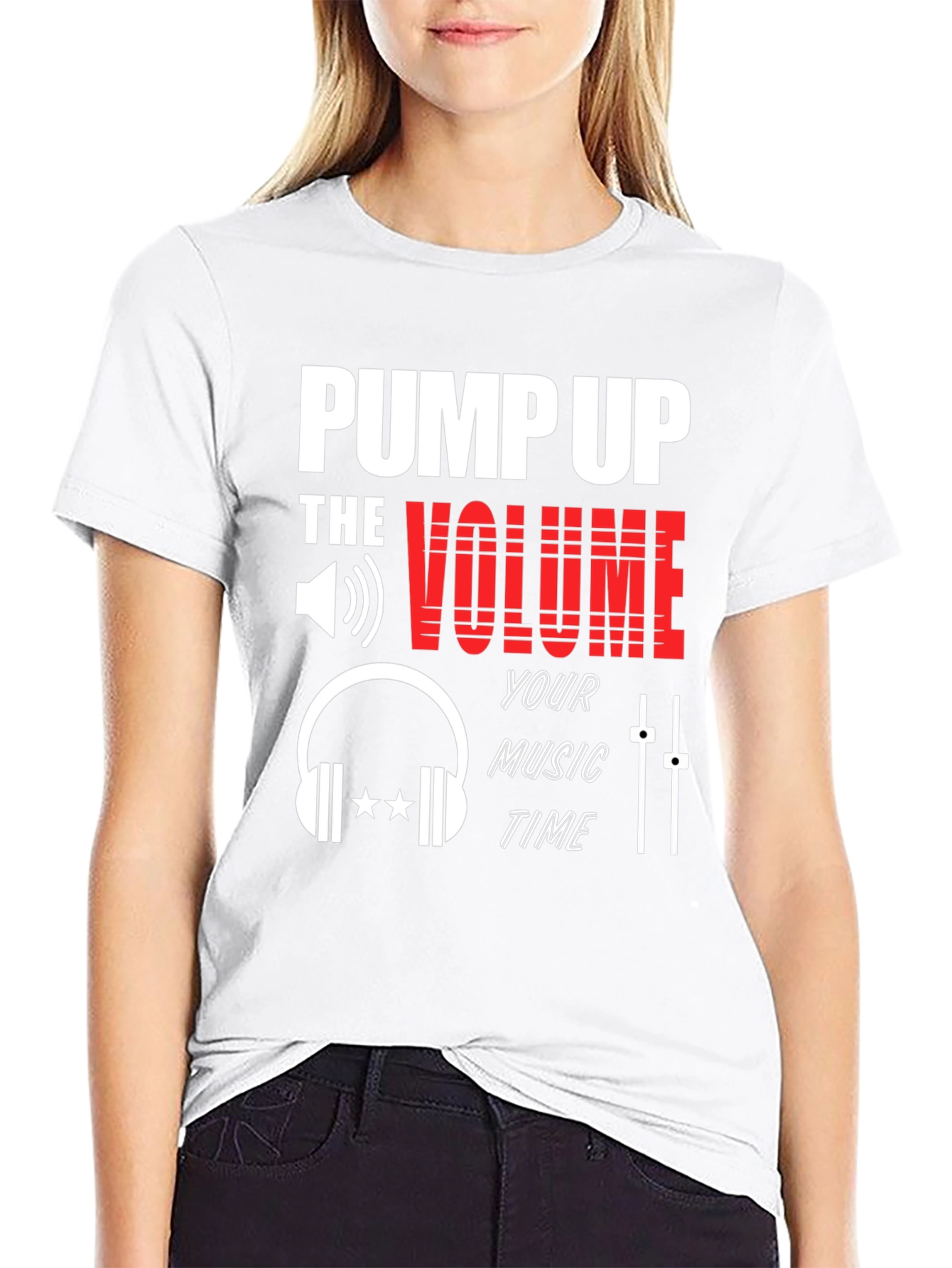 Pump Up The Volume Graphic T-Shirt