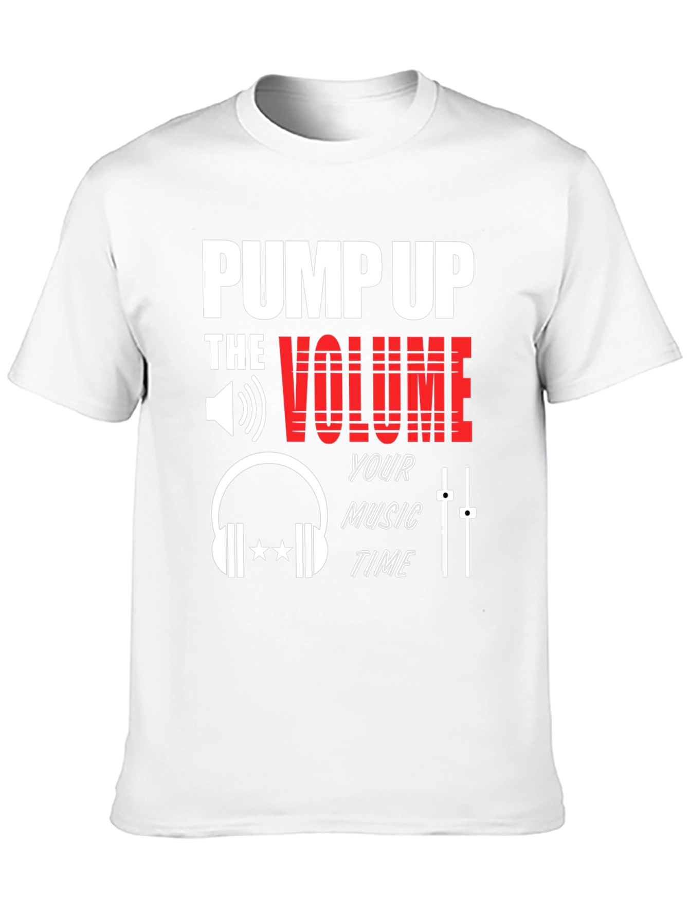 Pump Up The Volume Graphic T-Shirt