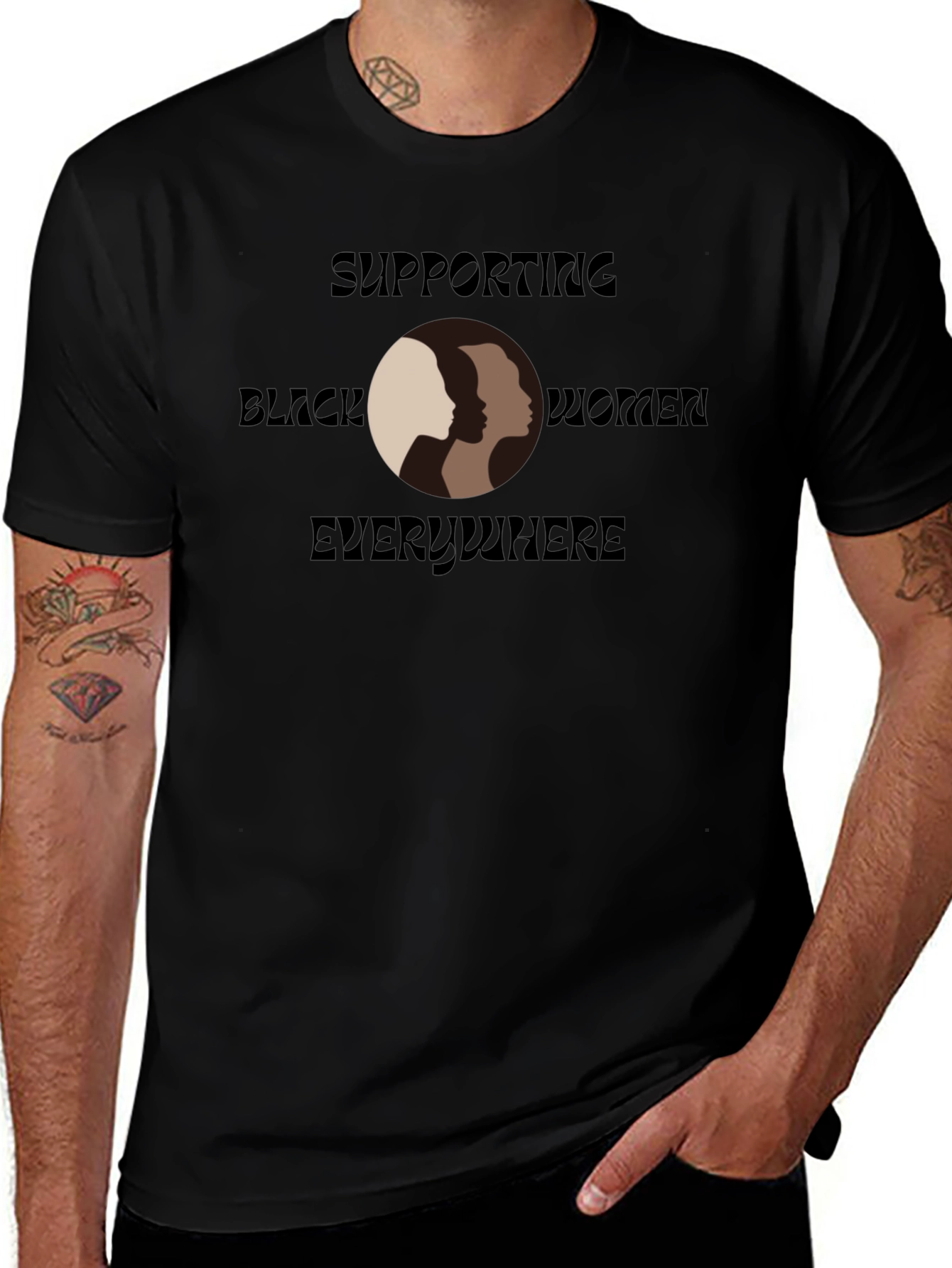 Supporting Black Women T-Shirt