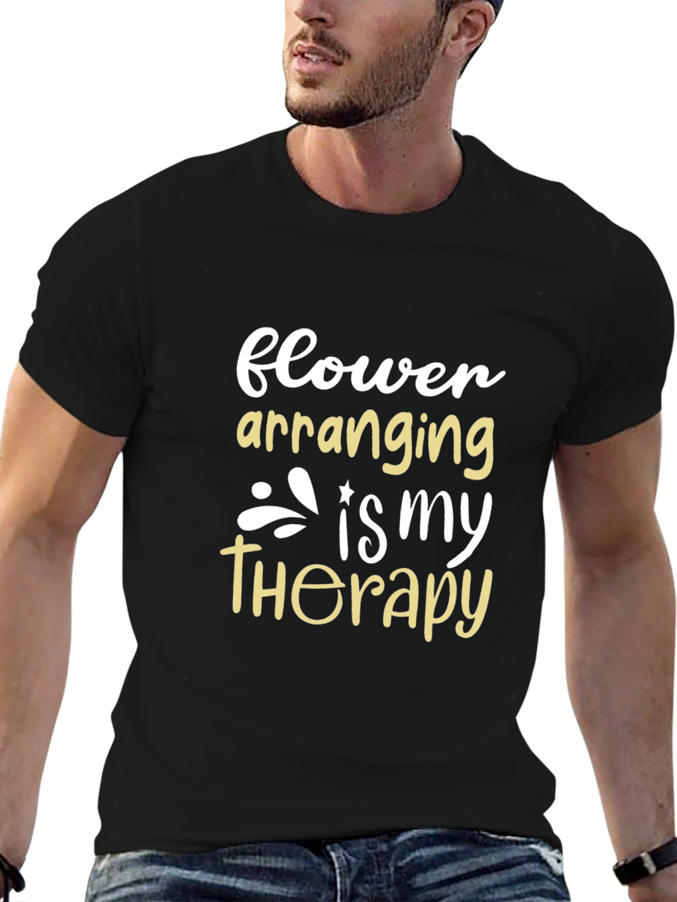 Flower Arranging Therapy T-Shirt