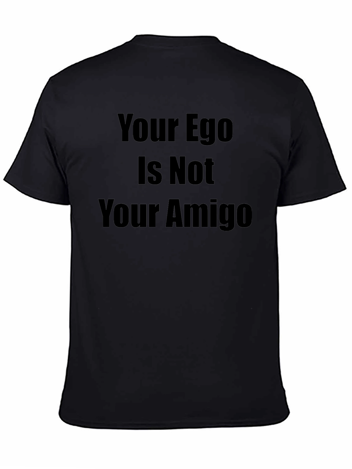 Ego Amigo Mens Black Graphic Tee