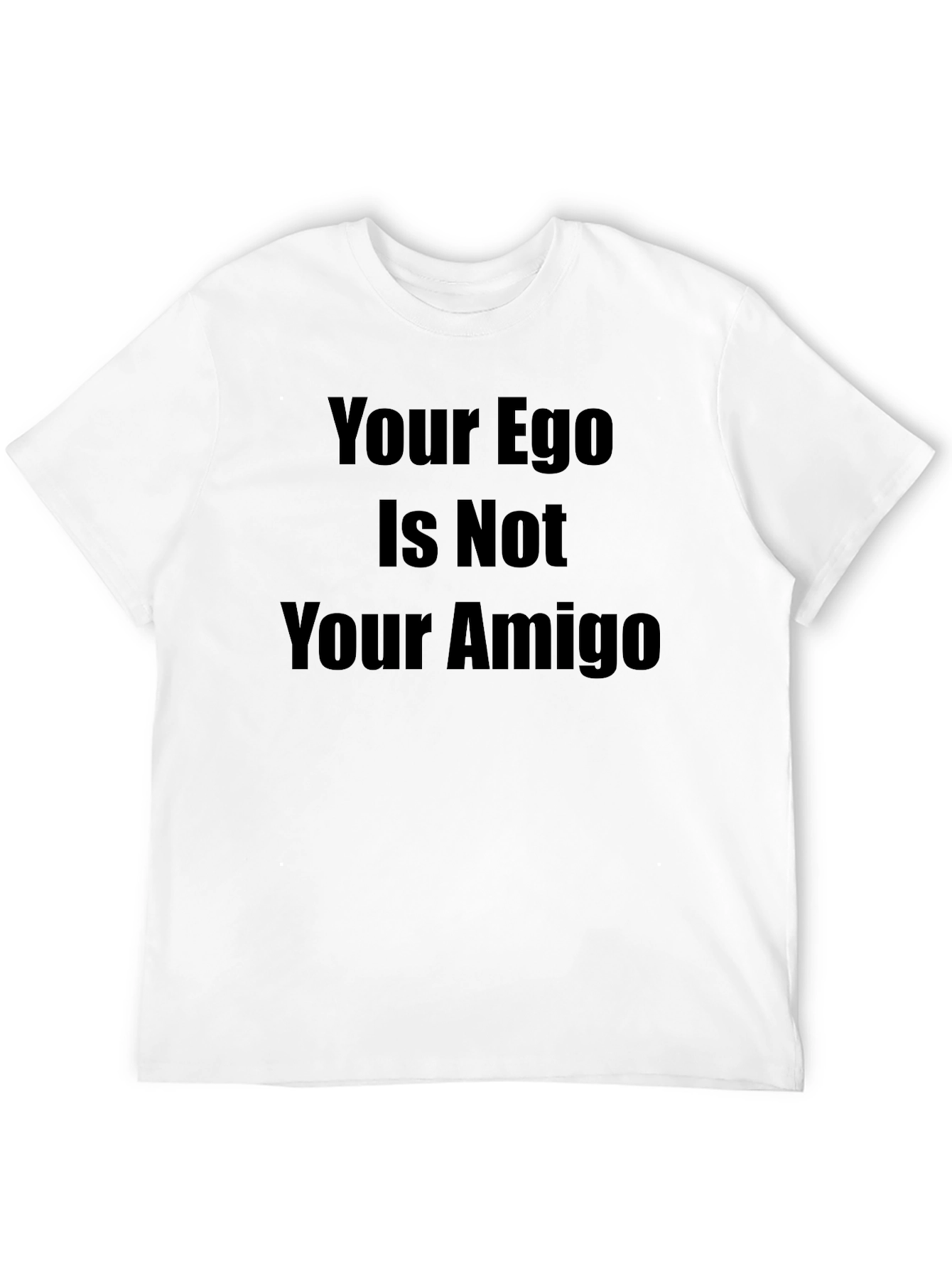 Ego Amigo Mens Black Graphic Tee