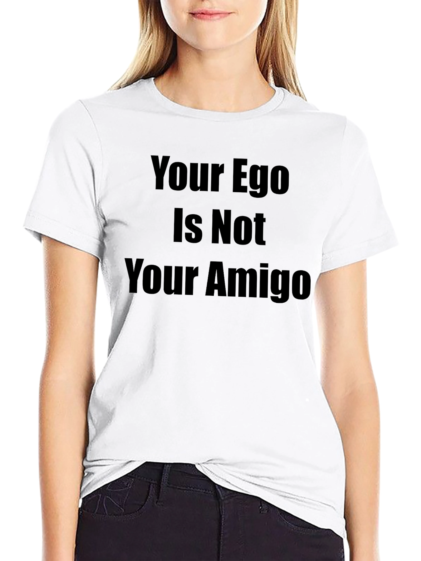 Ego Amigo Mens Black Graphic Tee