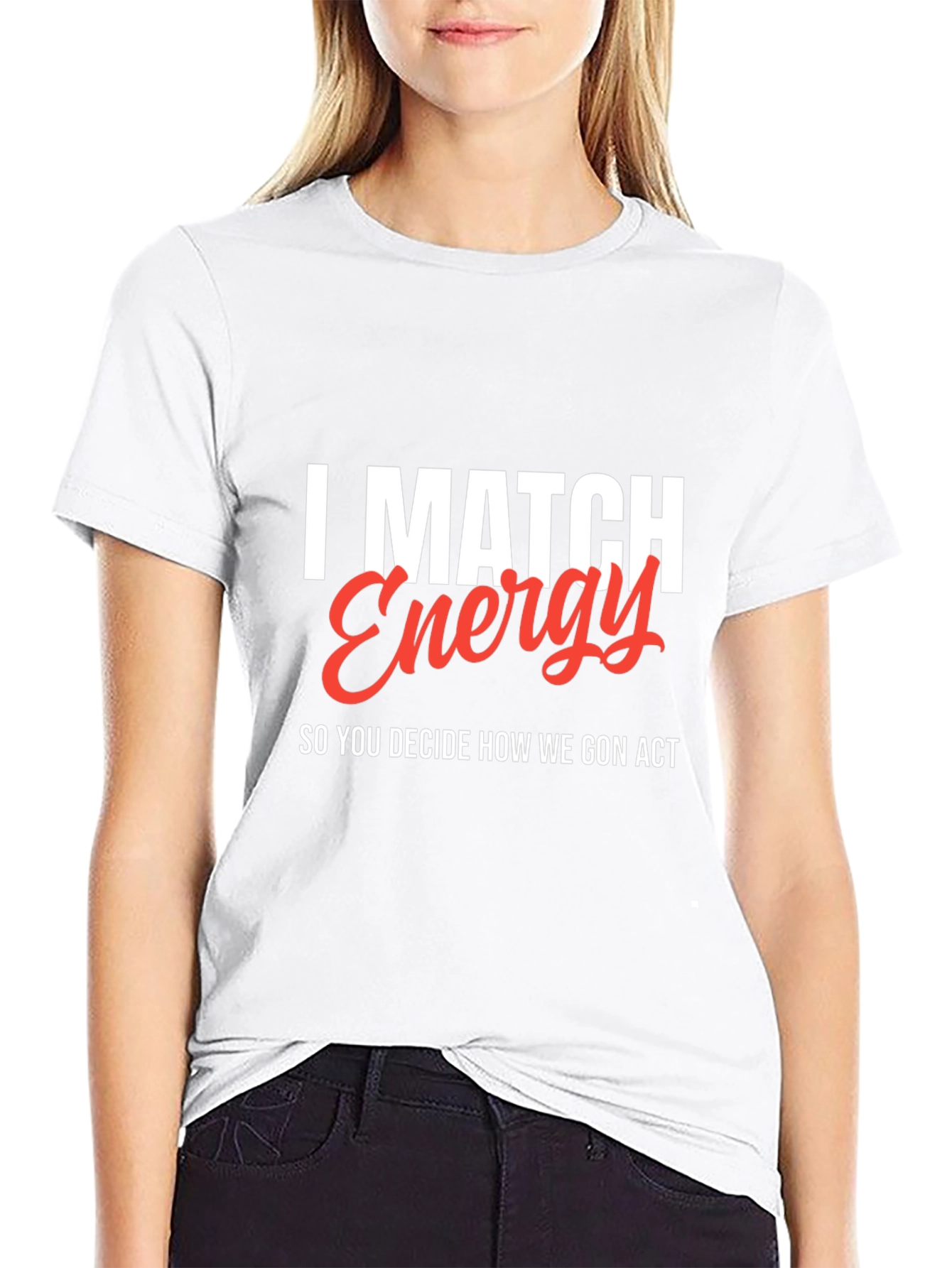 I Match Energy T-Shirt - Black