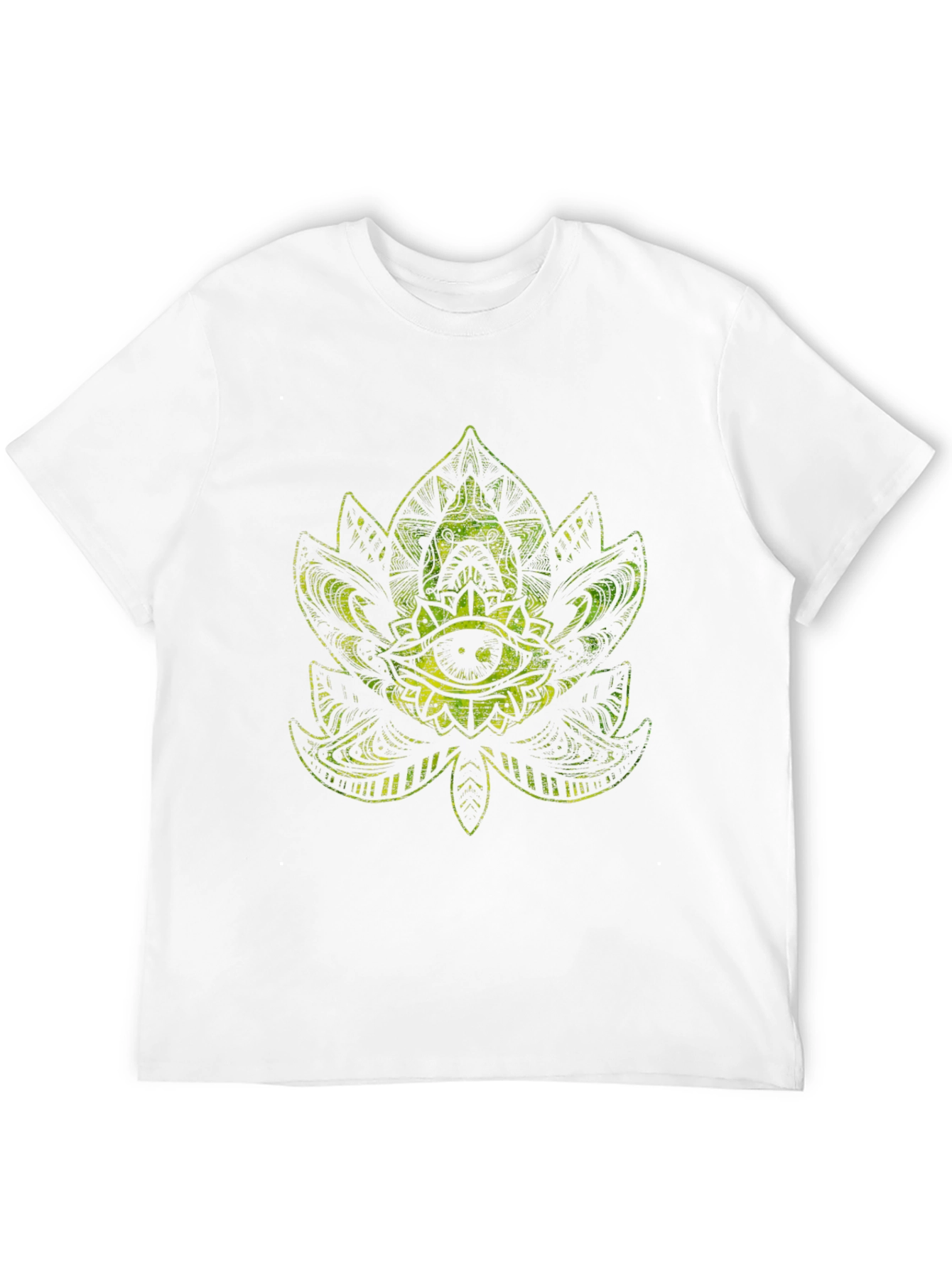 Mystic Eye Lotus Graphic Black T-Shirt