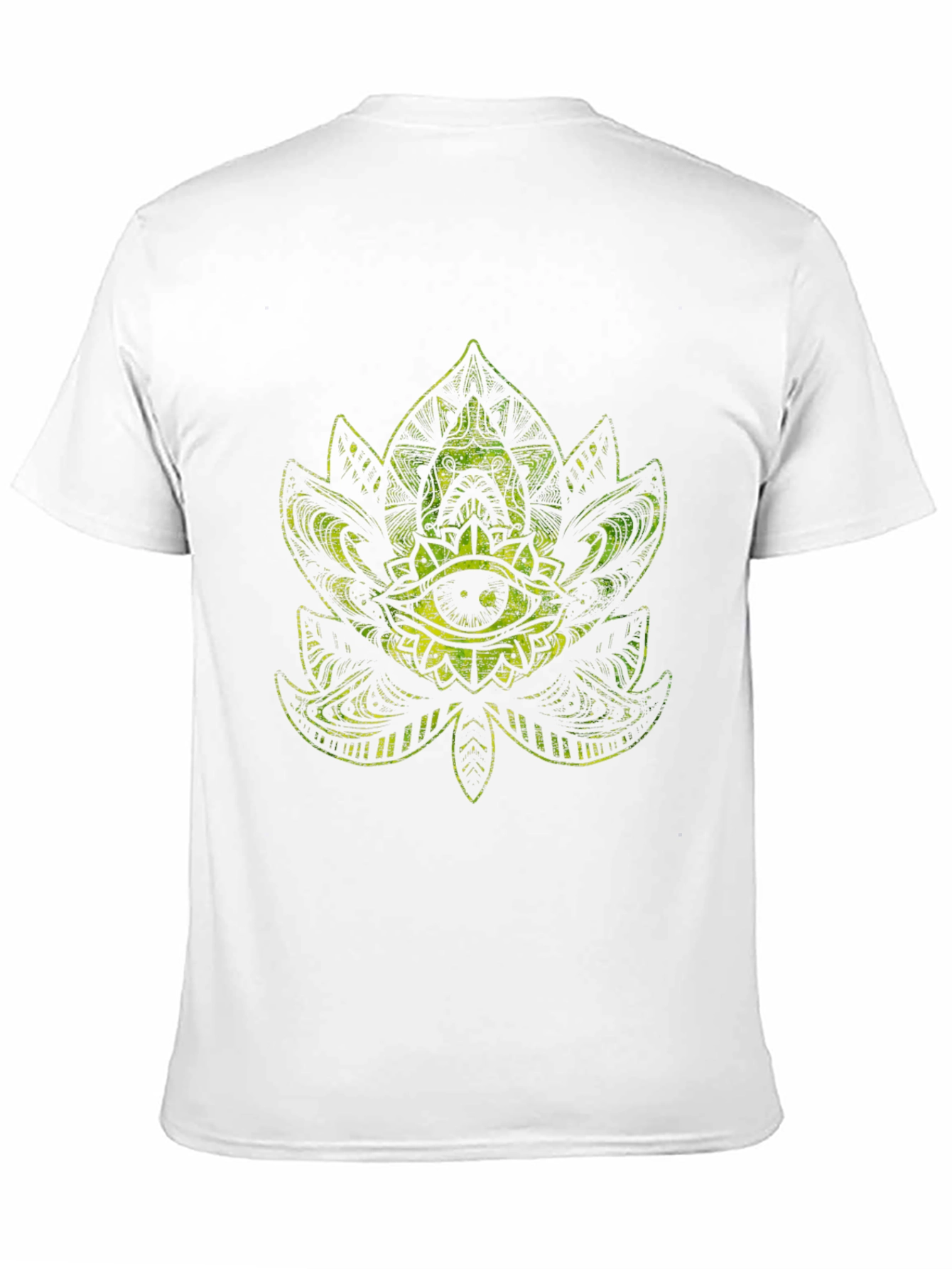 Mystic Eye Lotus Graphic Black T-Shirt