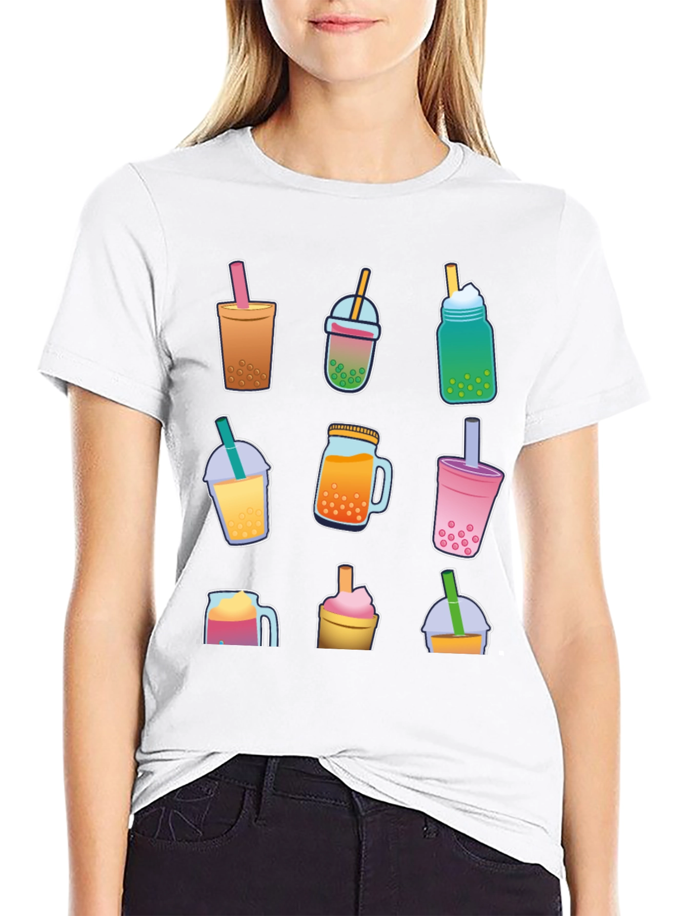 Boba Tea T-Shirt - Cute Drinks Graphic Tee