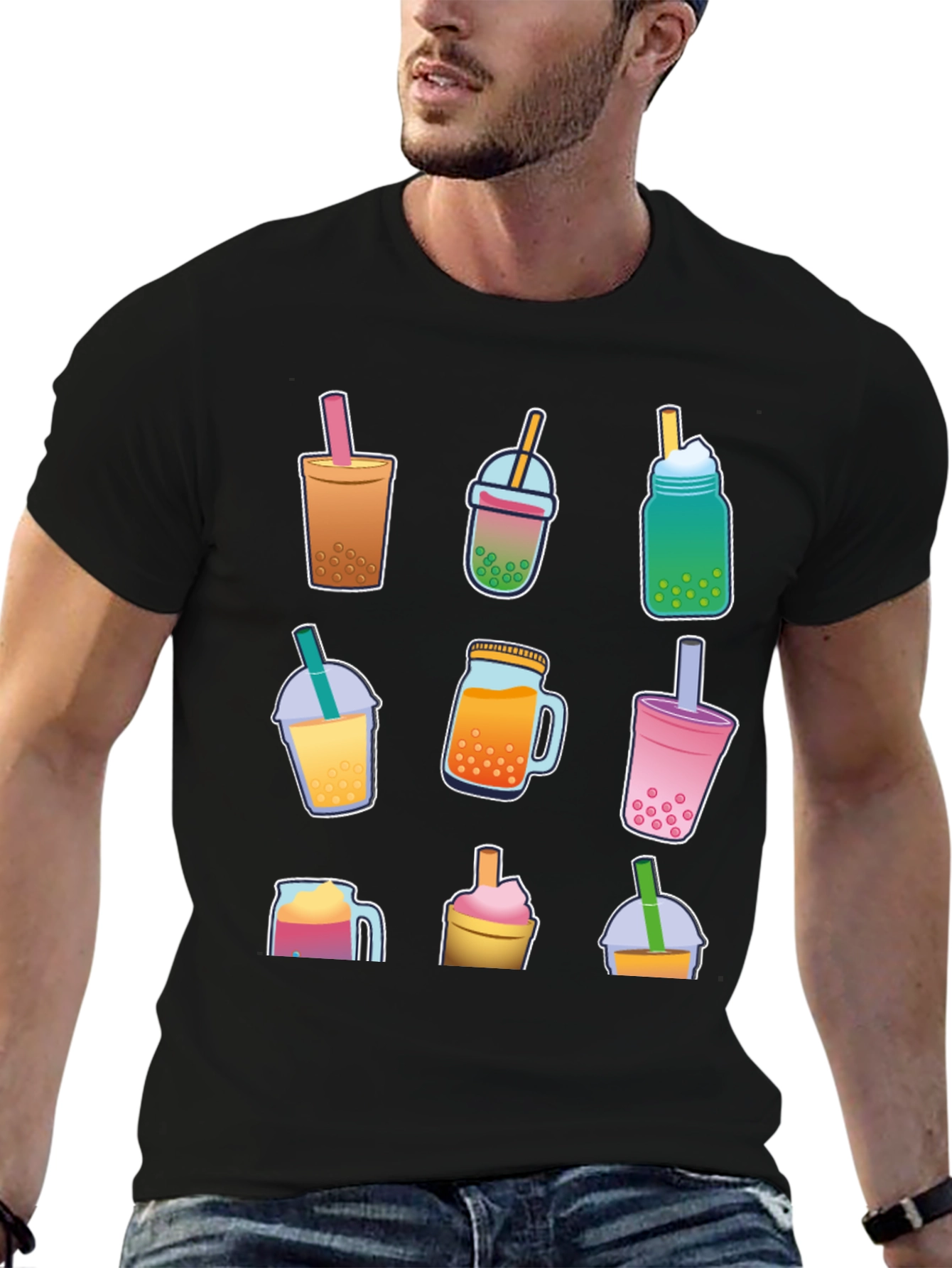 Boba Tea T-Shirt - Cute Drinks Graphic Tee