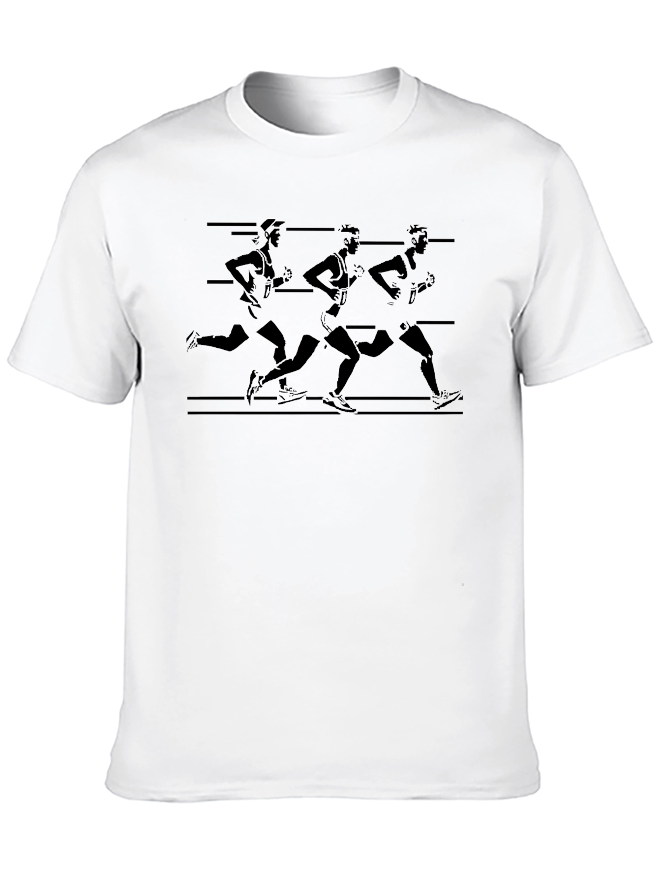 Runner Silhouette Graphic Tee - Black T-Shirt