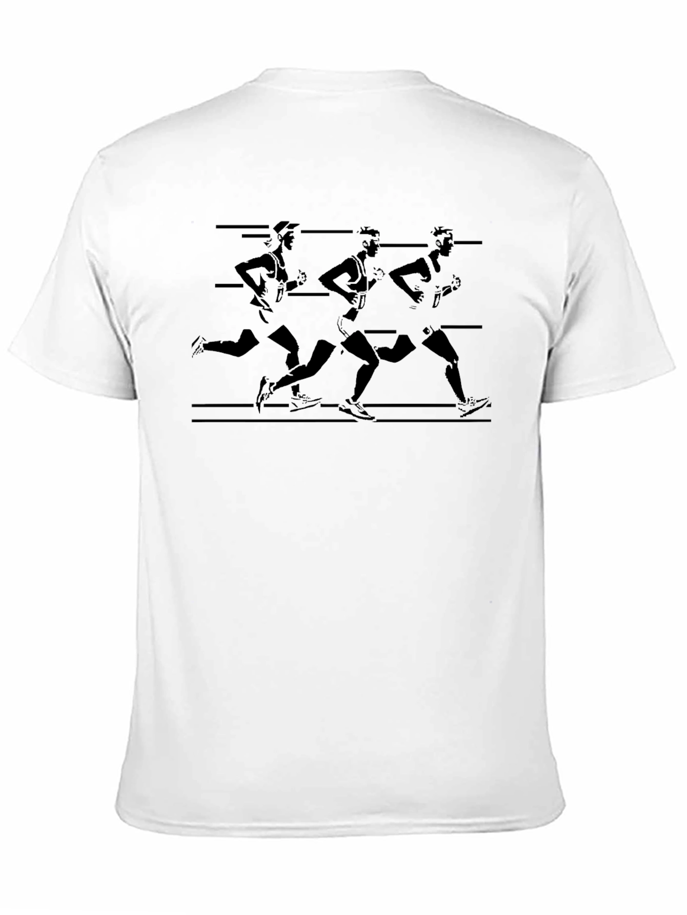 Runner Silhouette Graphic Tee - Black T-Shirt