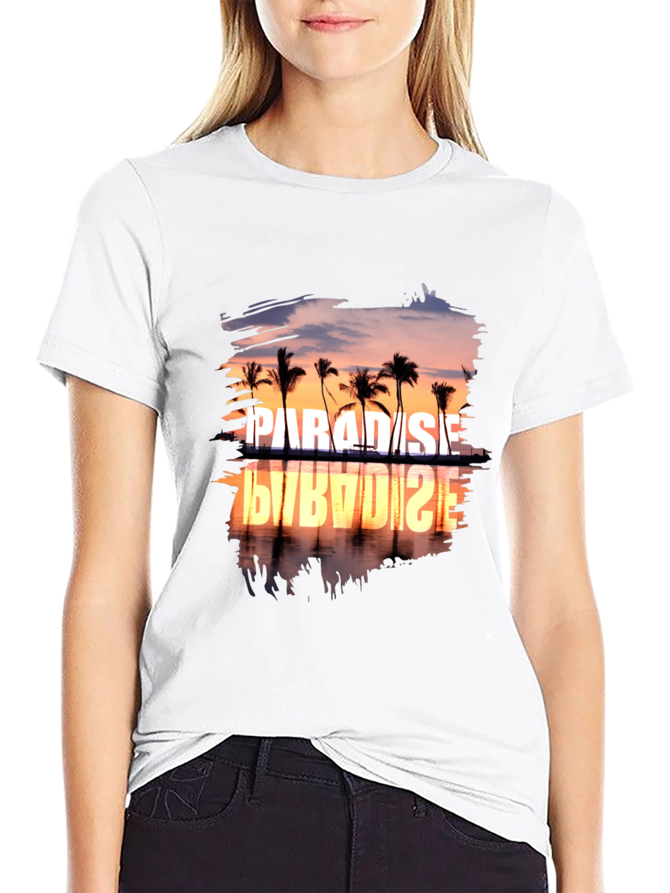 Paradise Reflection Graphic Tee