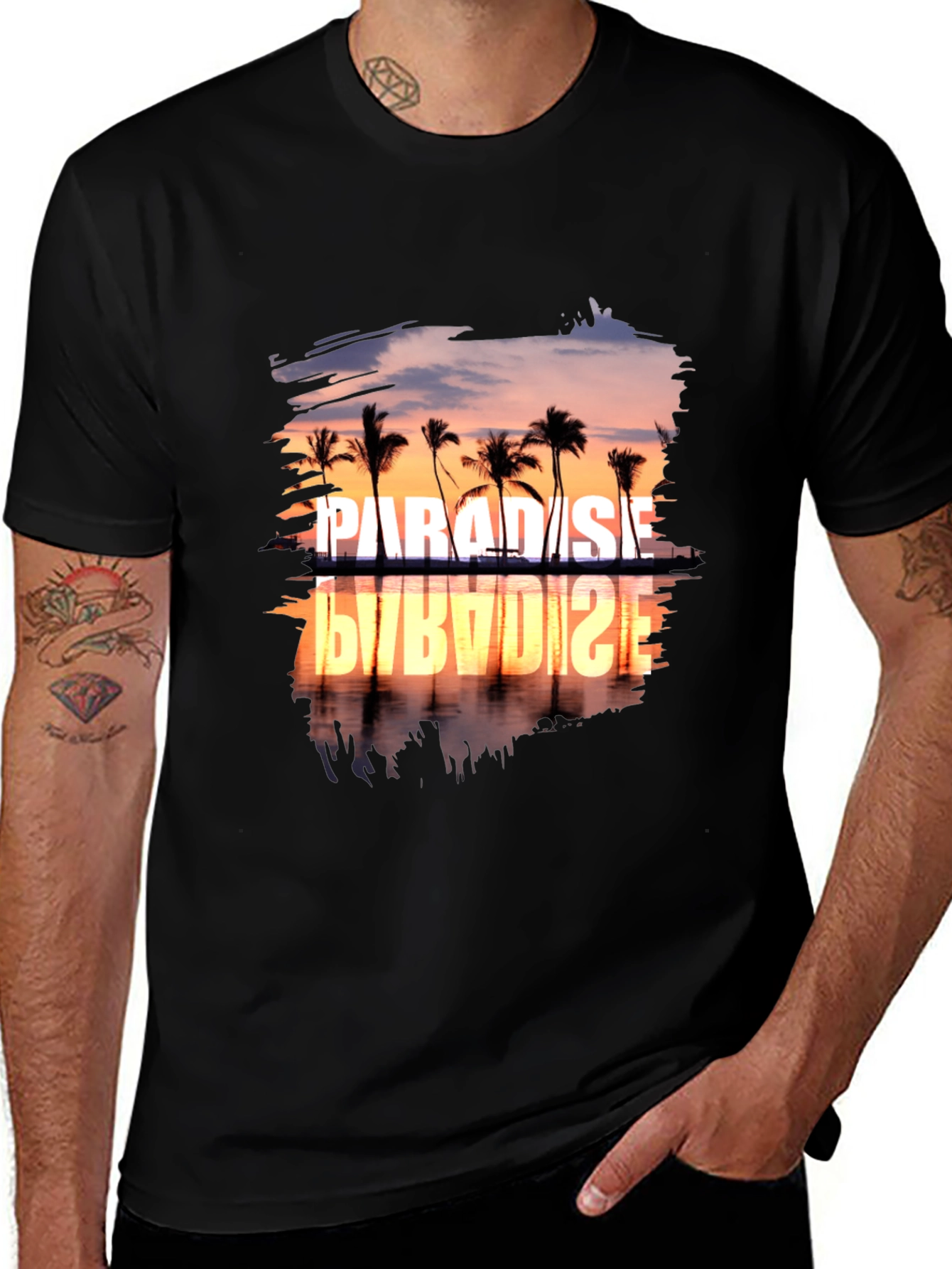 Paradise Reflection Graphic Tee