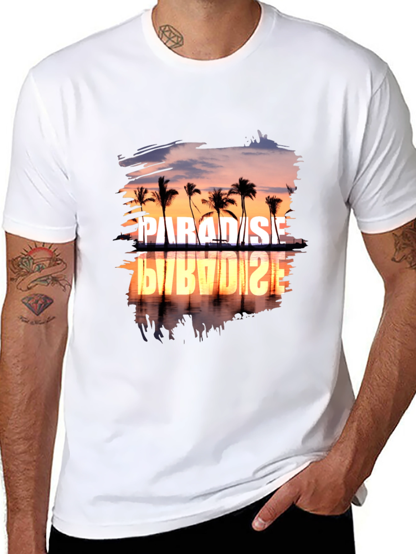 Paradise Reflection Graphic Tee