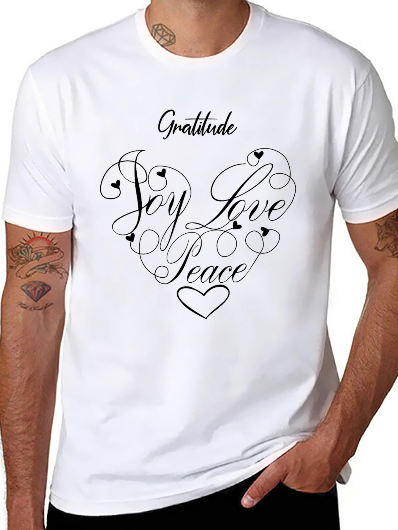 Gratitude Joy Love Peace T-Shirt