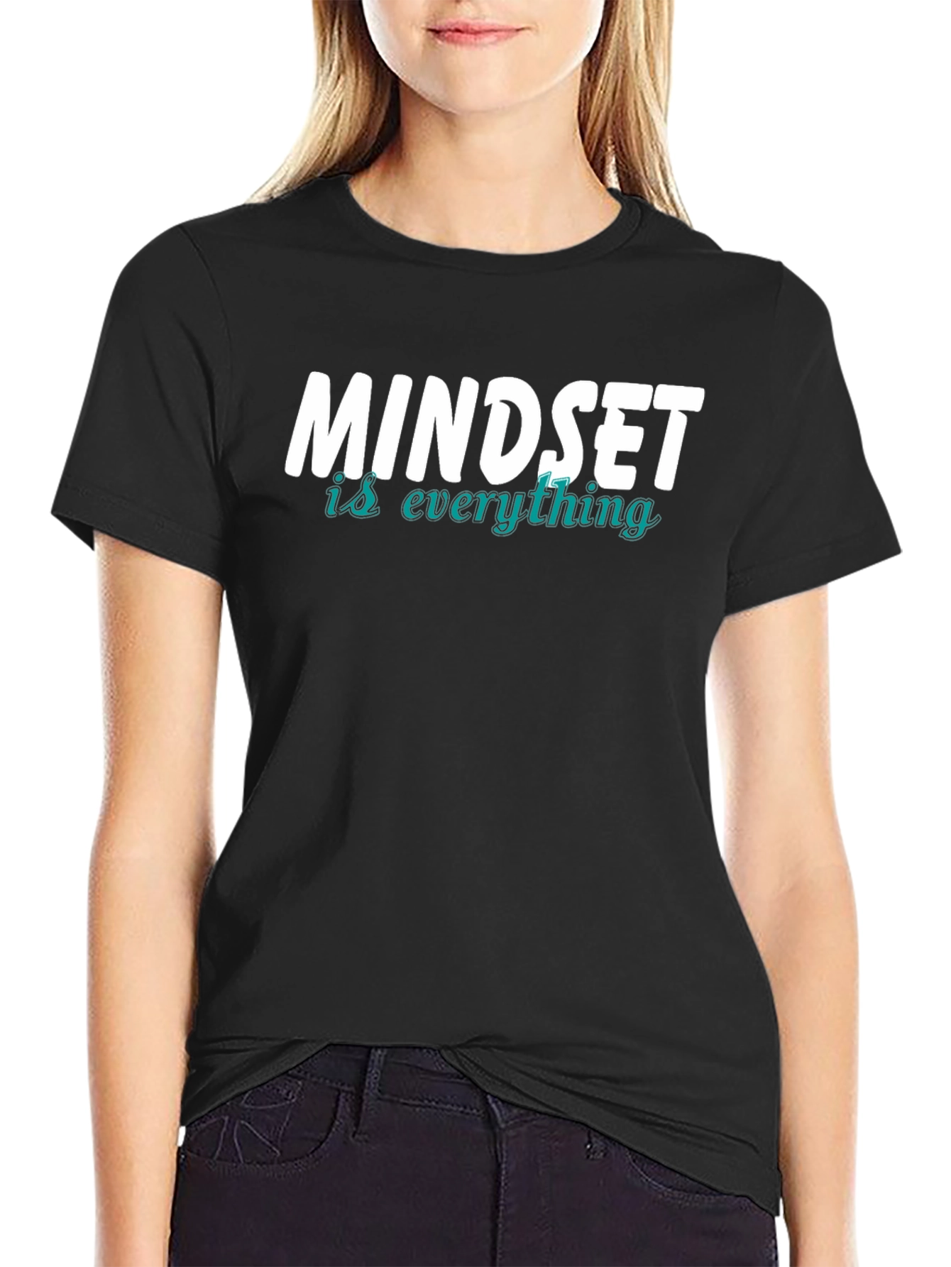 Mindset is Everything Mens Black T-Shirt