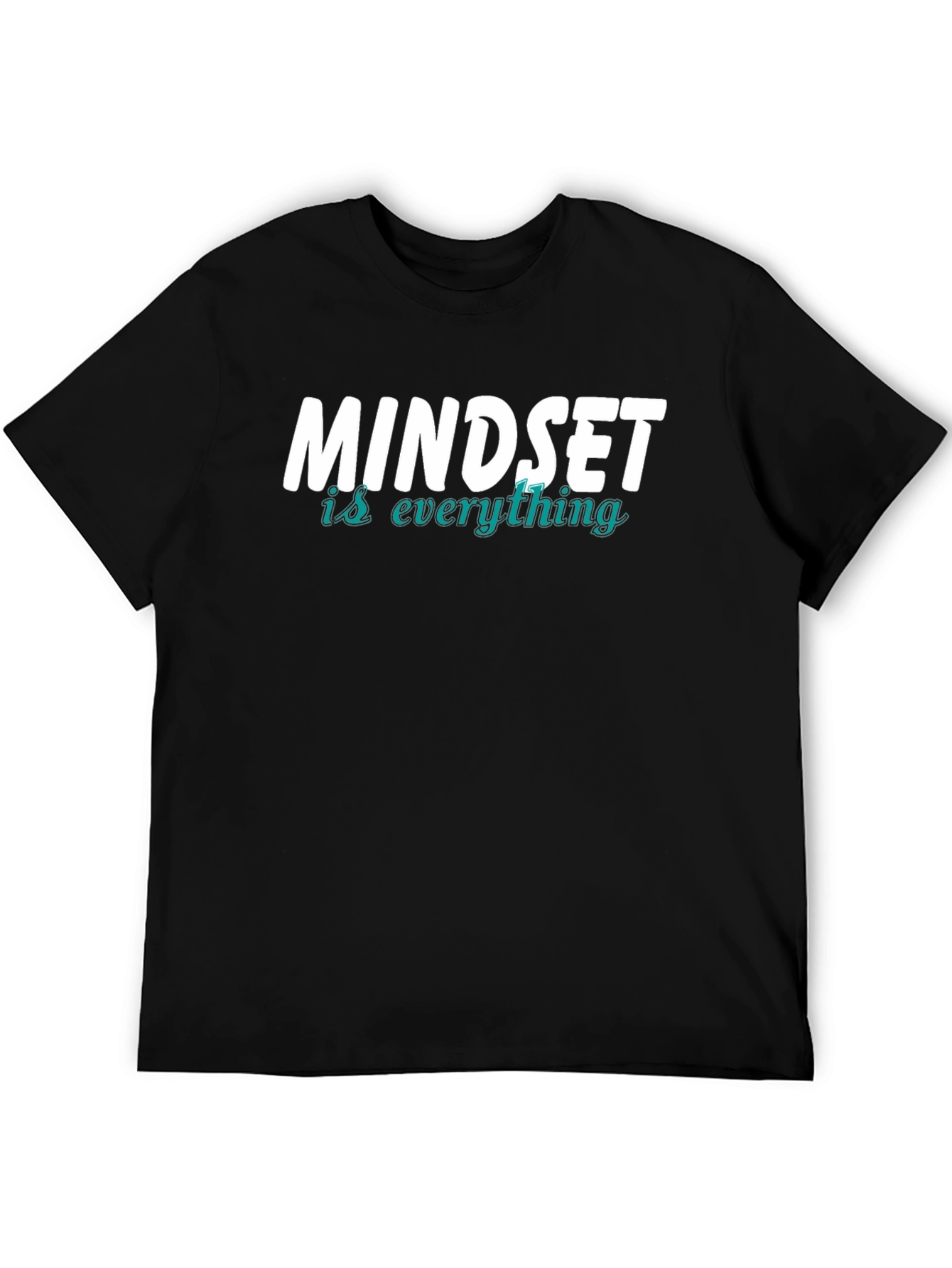 Mindset is Everything Mens Black T-Shirt