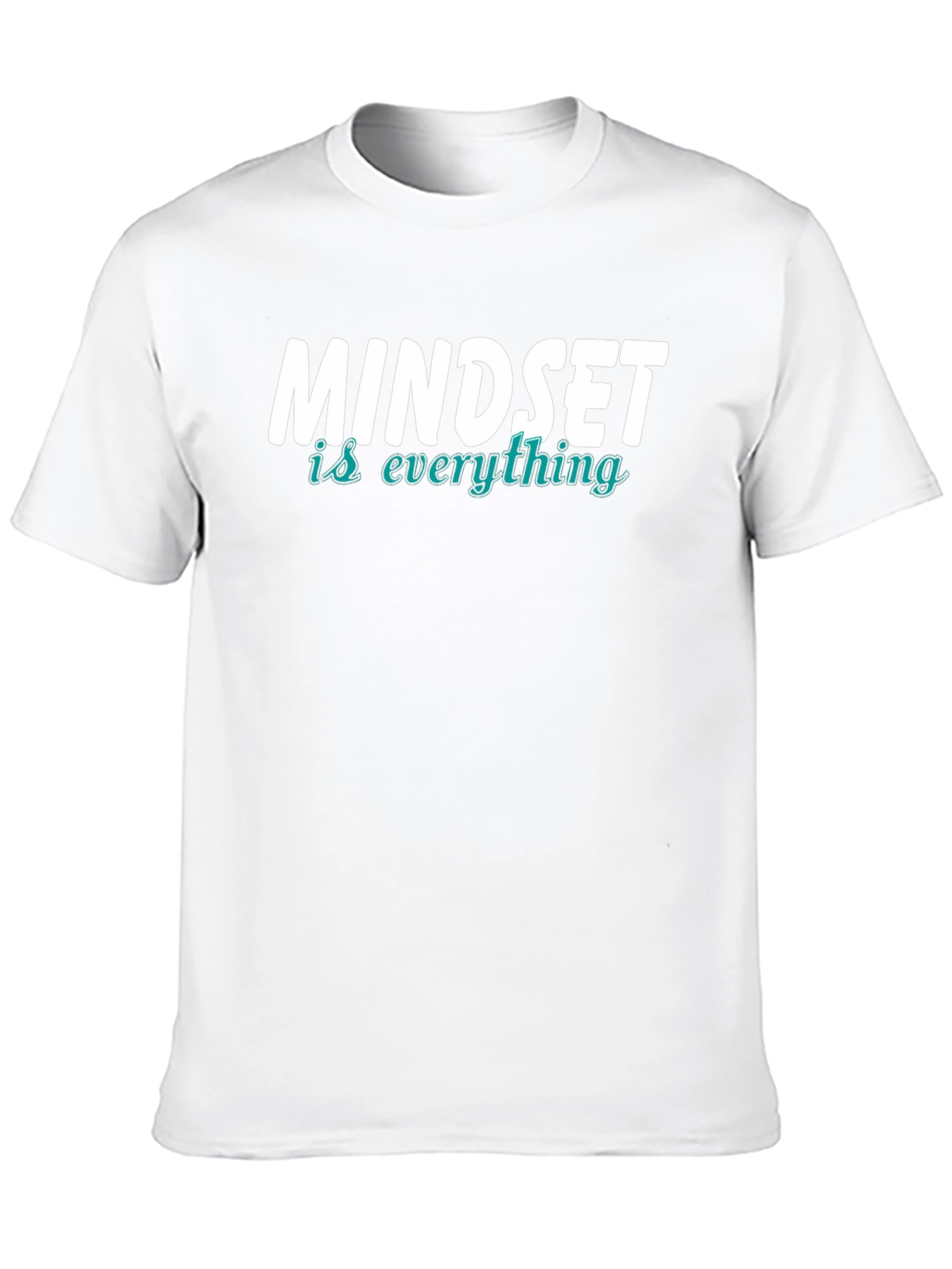 Mindset is Everything Mens Black T-Shirt