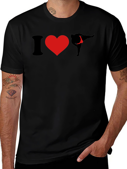 I Love Sumo Wrestling Black T-Shirt