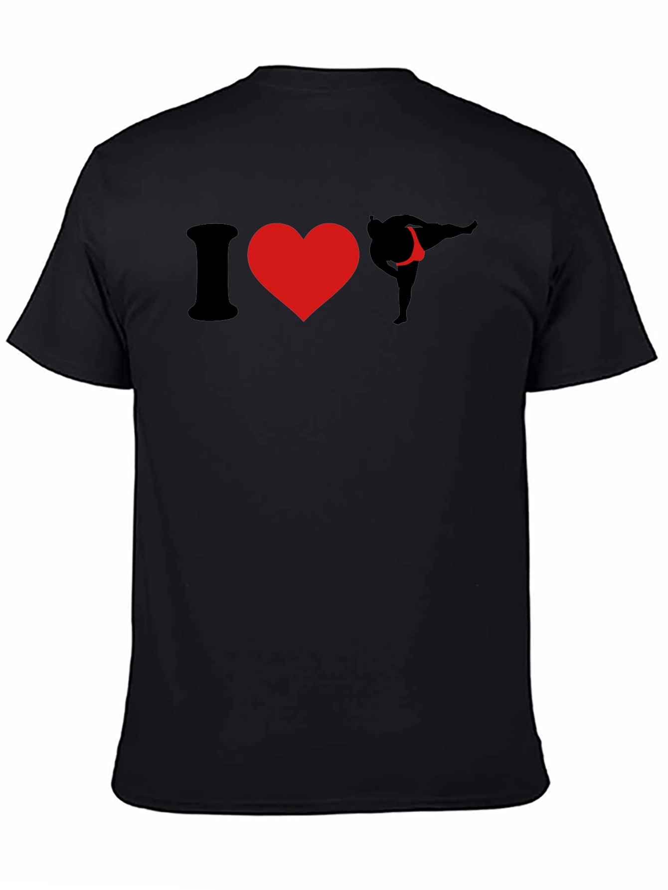 I Love Sumo Wrestling Black T-Shirt