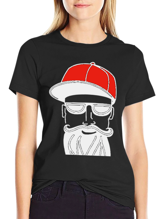 Cool Graphic Tee - Bearded Hipster Style