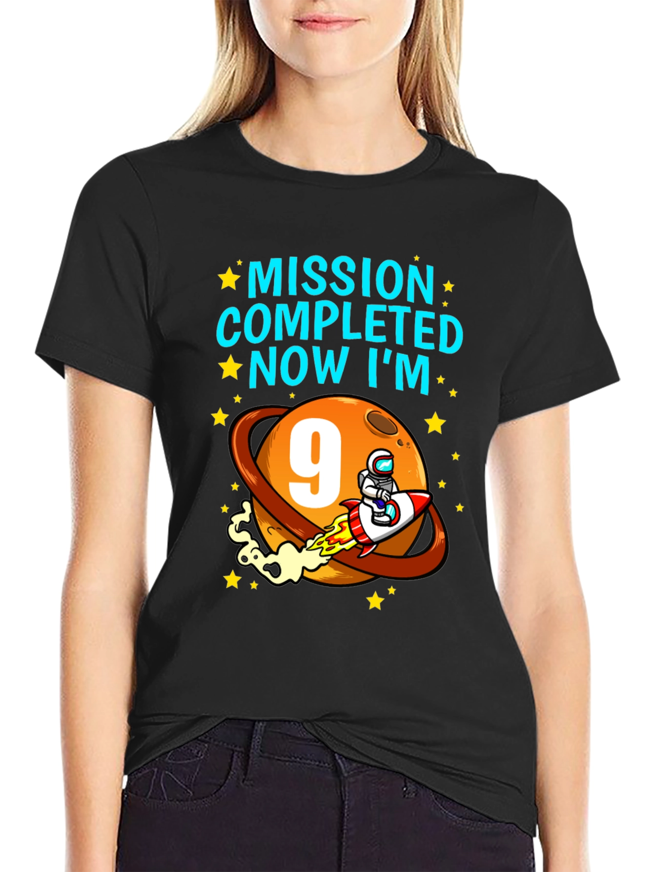 Mission Completed 9th Birthday T-Shirt