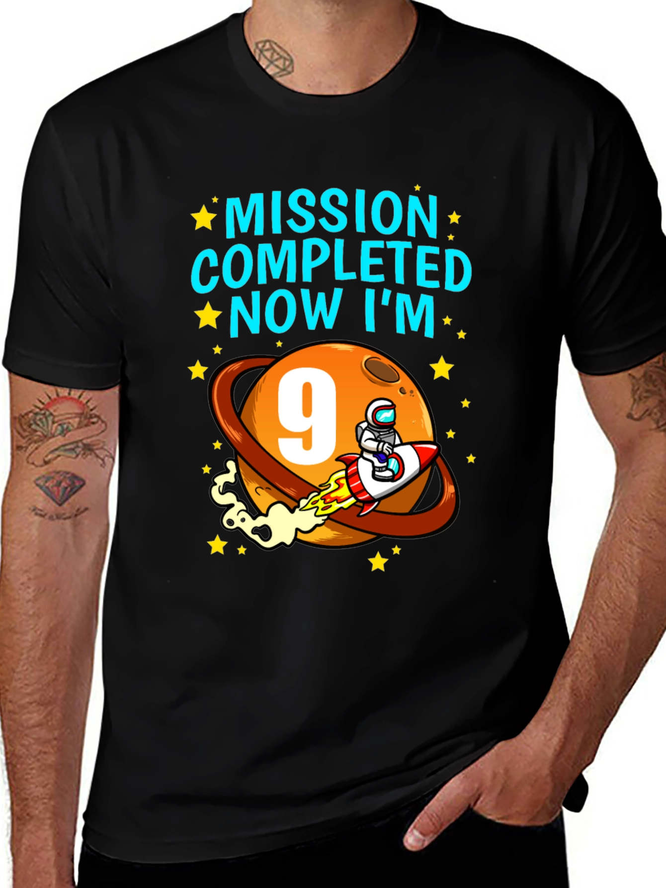 Mission Completed 9th Birthday T-Shirt