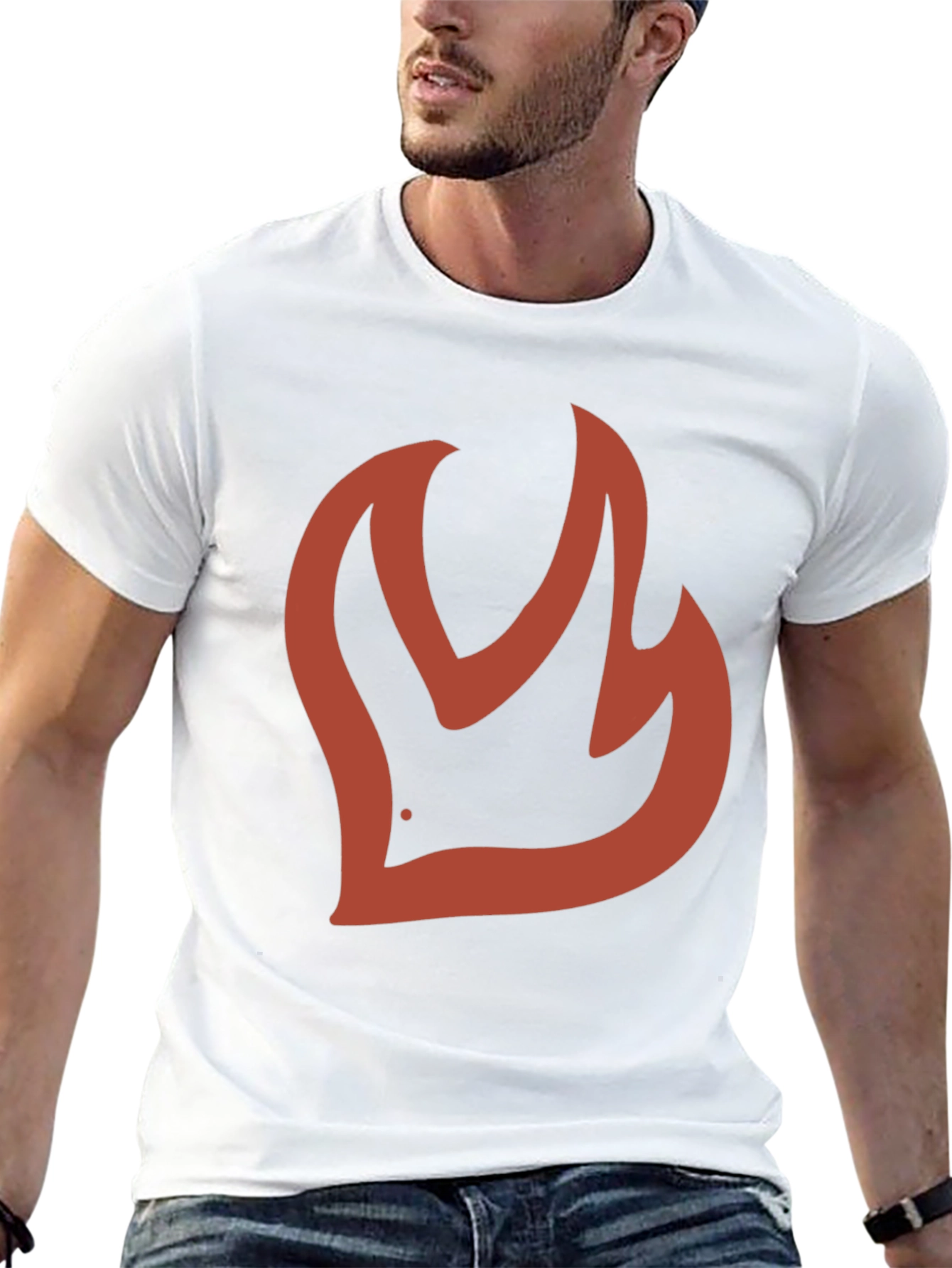 Firebird Graphic Tee - Black Cotton Casual T-Shirt