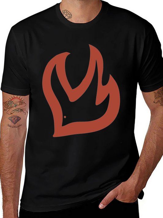 Firebird Graphic Tee - Black Cotton Casual T-Shirt