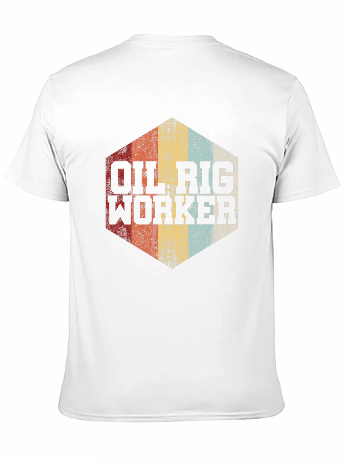 Oil Rig Worker Retro Graphic Tee