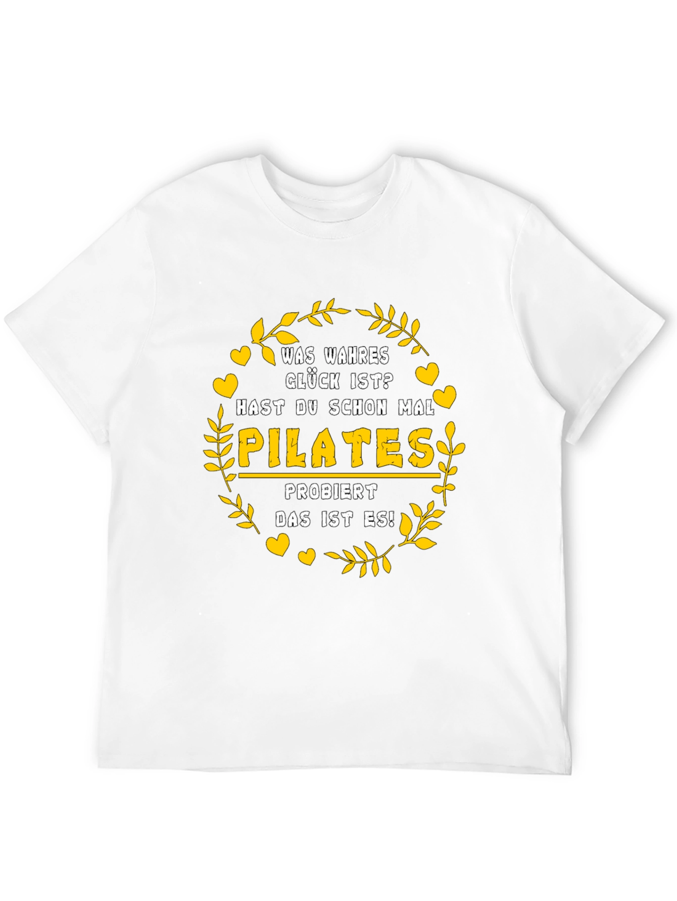 Pilates Lover Black T-Shirt - True Happiness Design