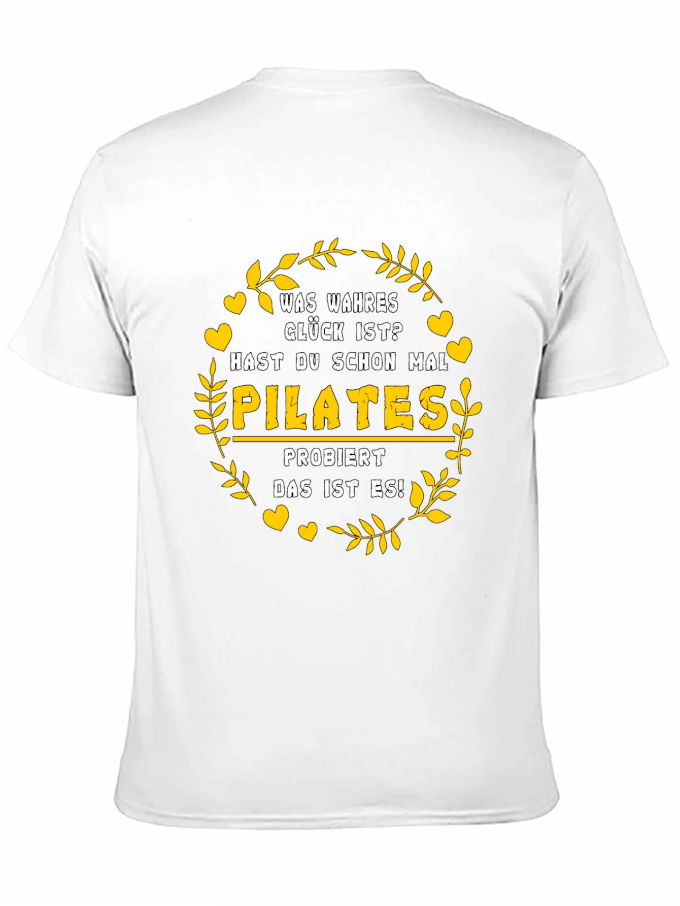 Pilates Lover Black T-Shirt - True Happiness Design