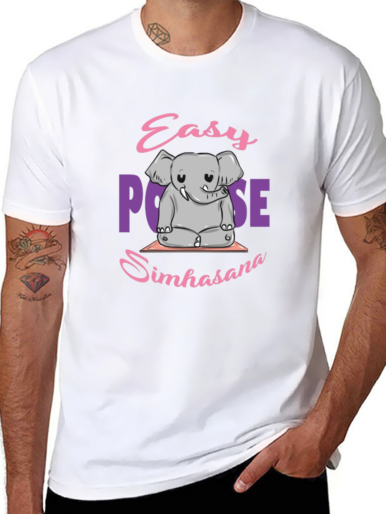 Easy Pose Simhasana T-Shirt