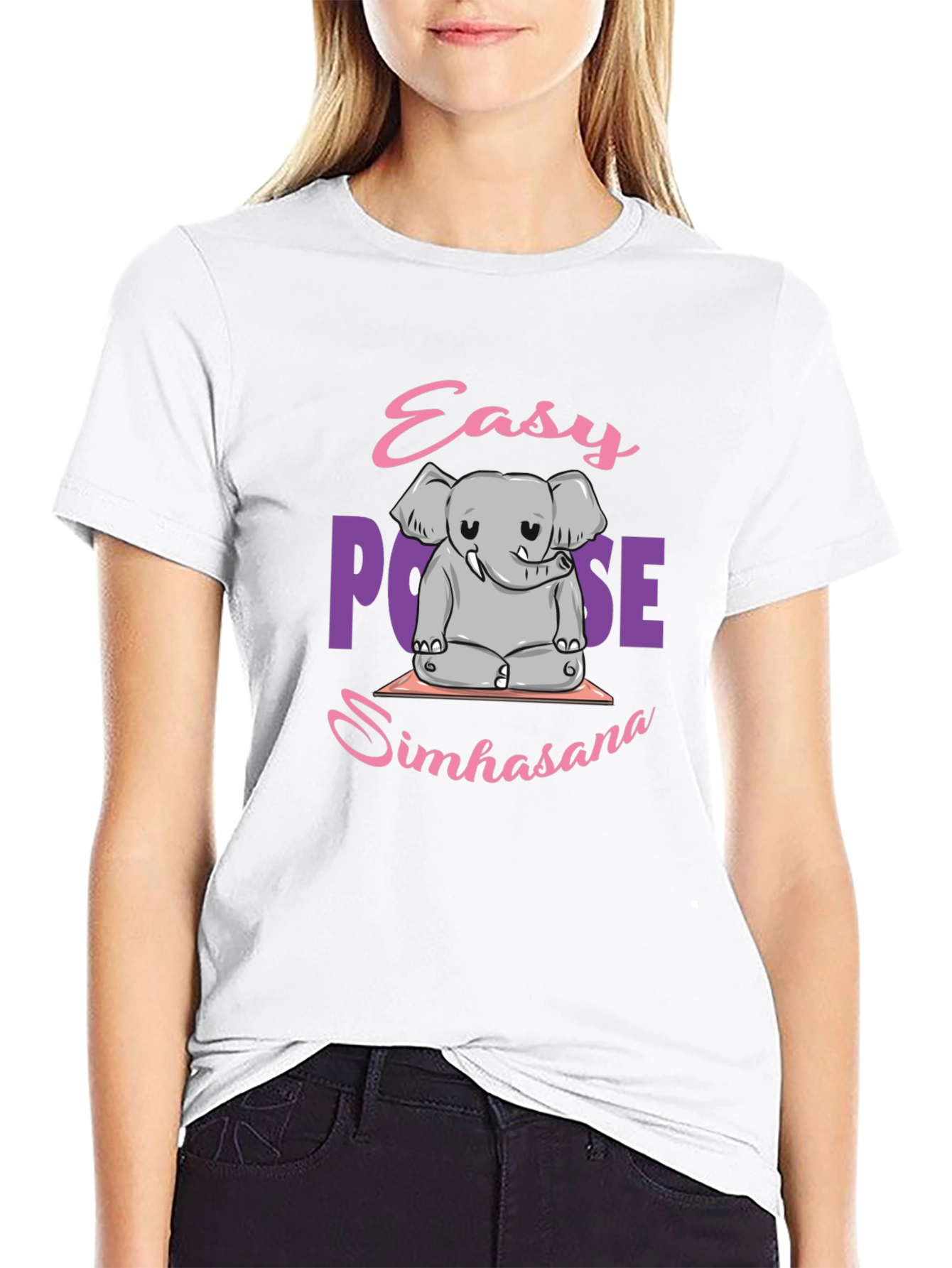Easy Pose Simhasana T-Shirt