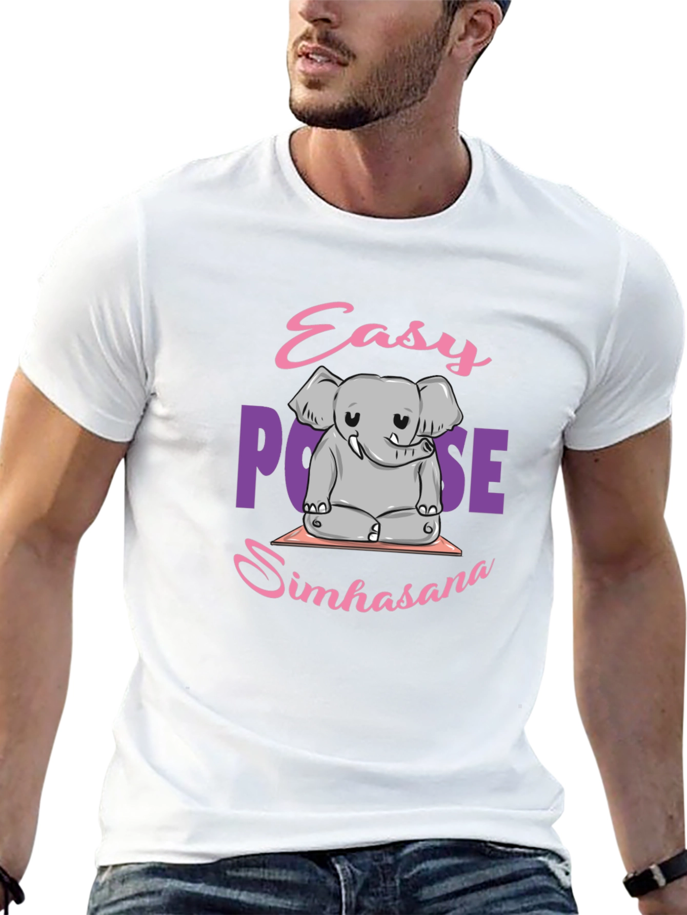 Easy Pose Simhasana T-Shirt