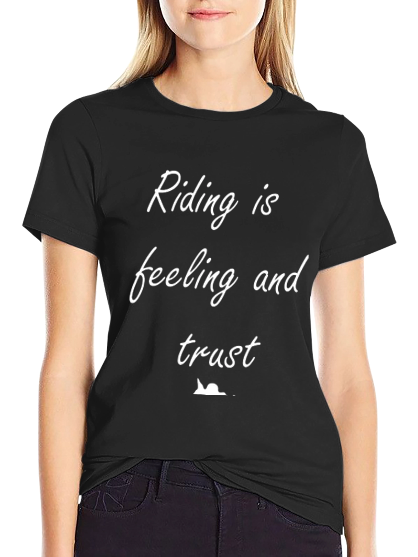 Riding is Feeling and Trust Graphic Tee