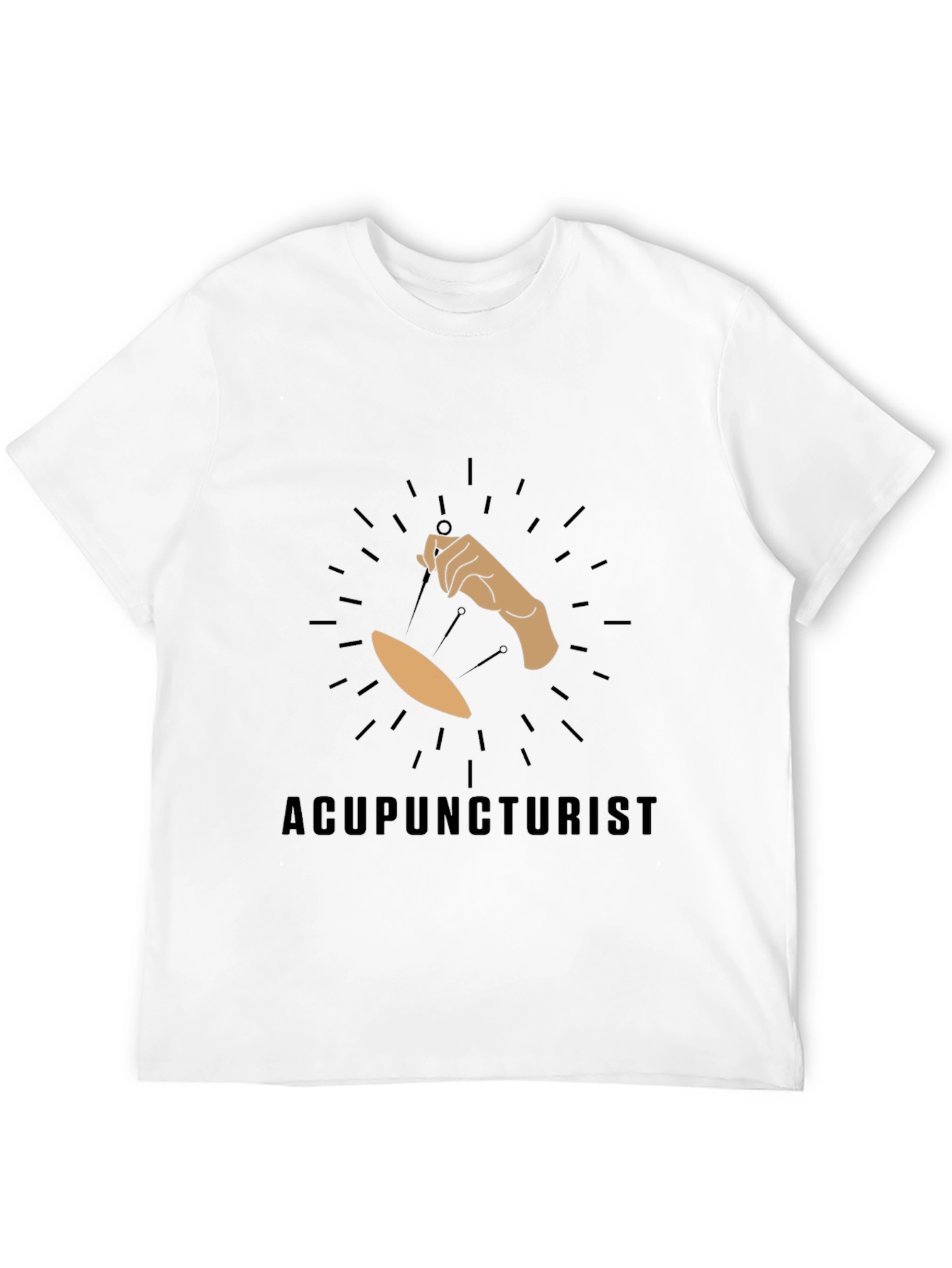 Acupuncturist T-Shirt - Black Short Sleeve