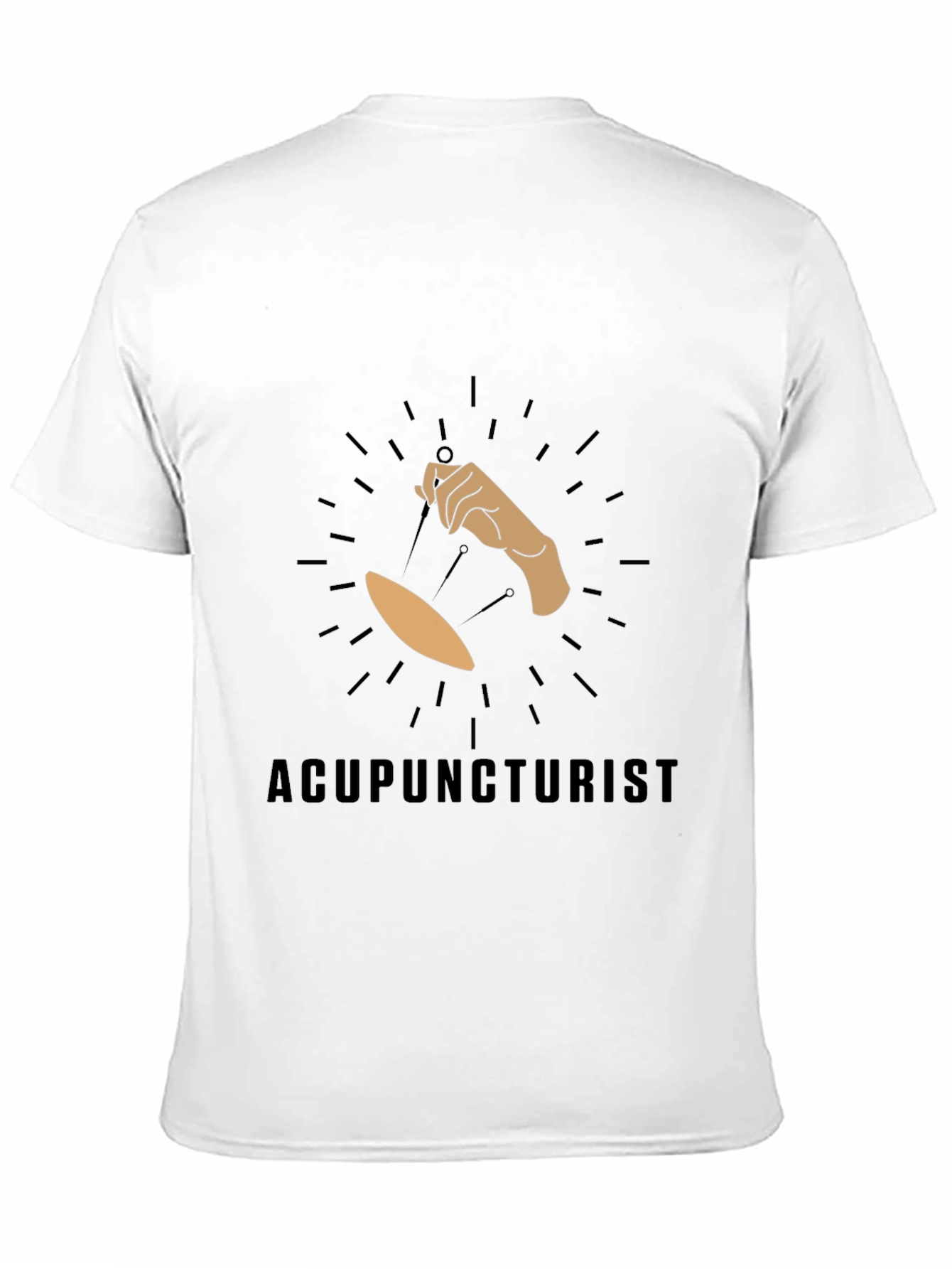 Acupuncturist T-Shirt - Black Short Sleeve