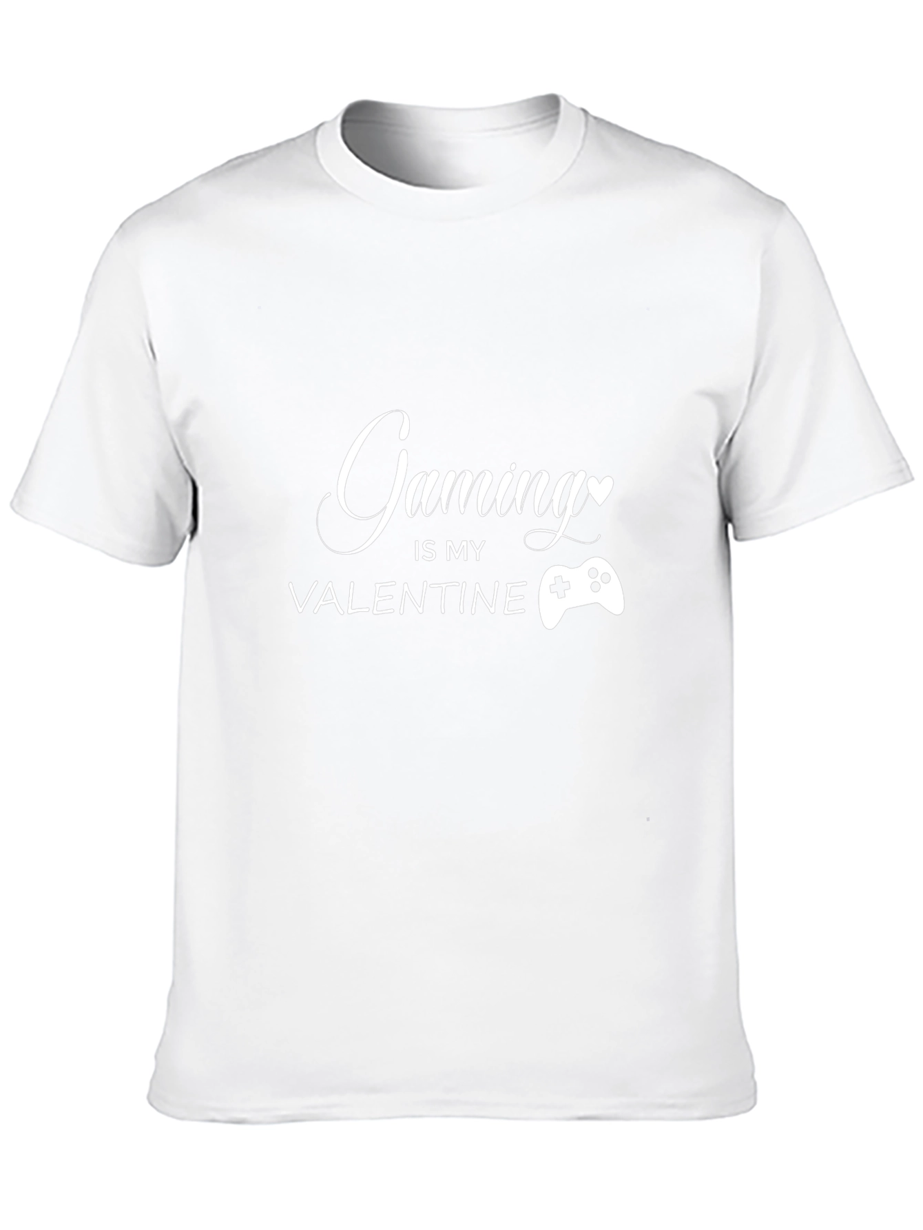 Gaming is My Valentine Black T-Shirt