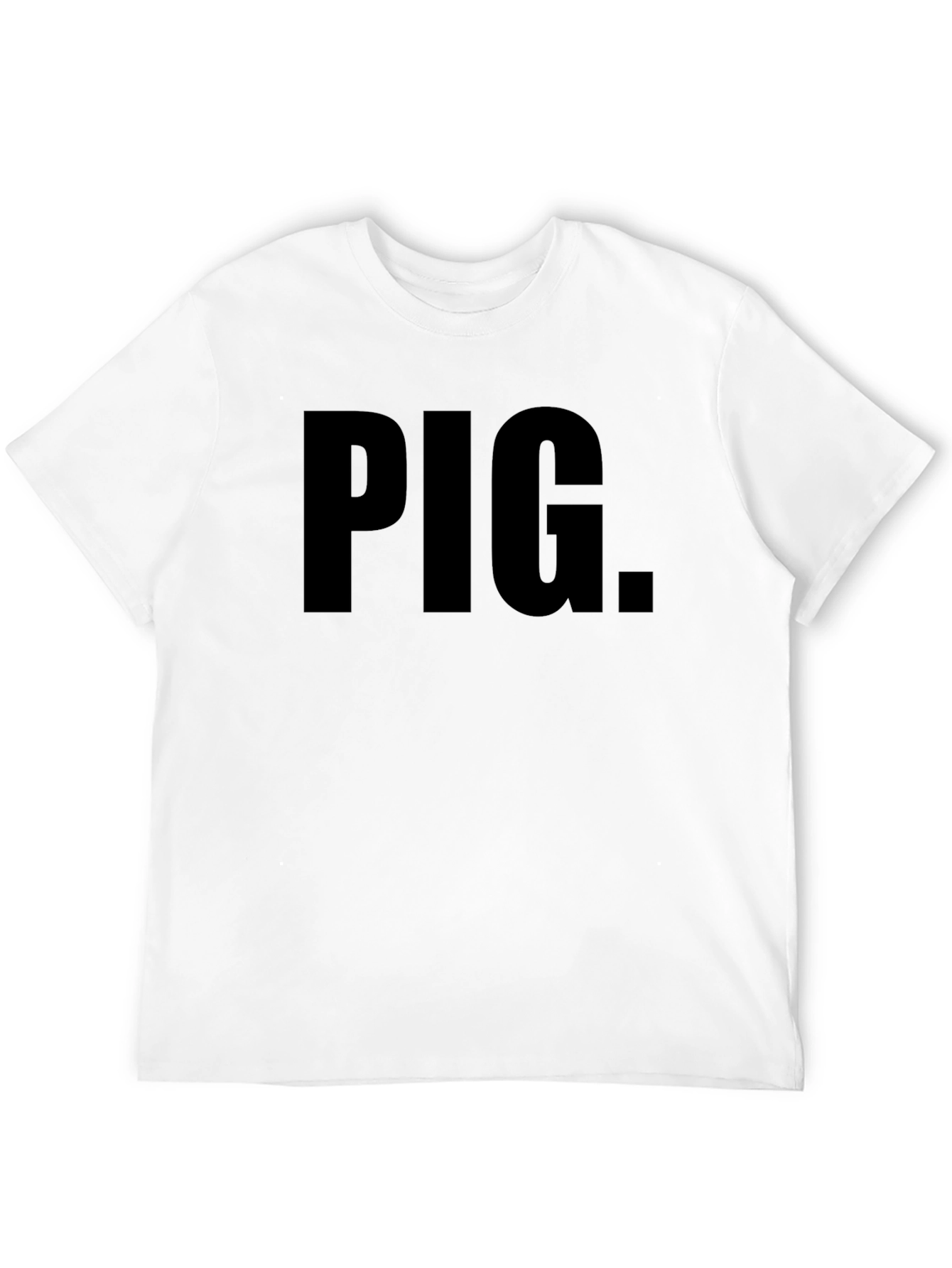 PIG. Black Graphic T-Shirt - Statement Tee