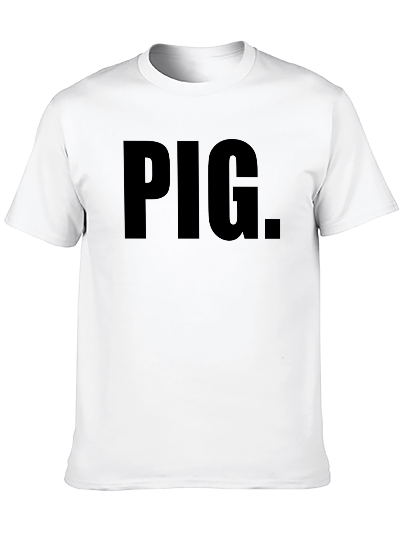 PIG. Black Graphic T-Shirt - Statement Tee