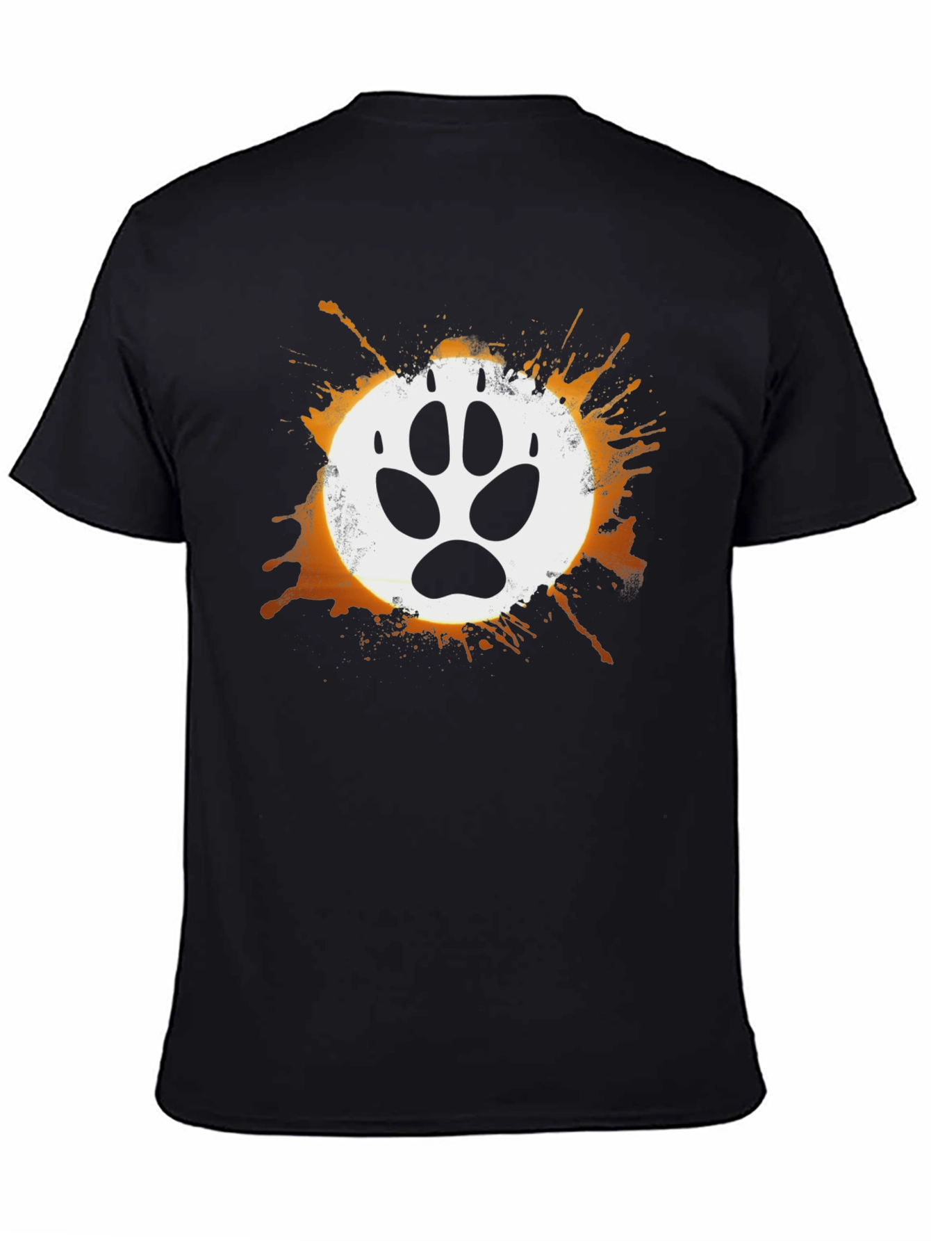 Wolf Paw Print Graphic T-Shirt