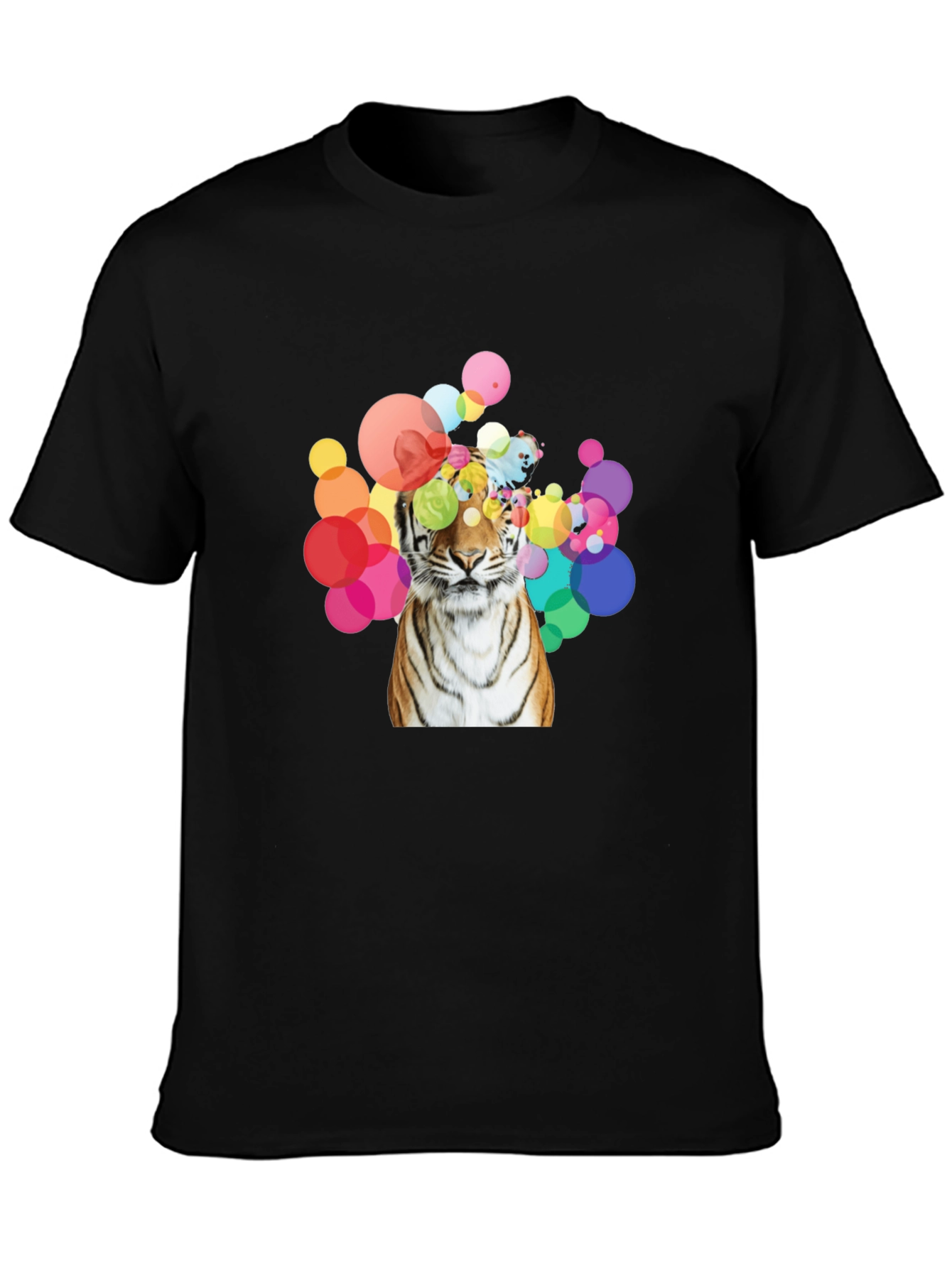 Tiger Graphic Tee - Mens Black T-Shirt