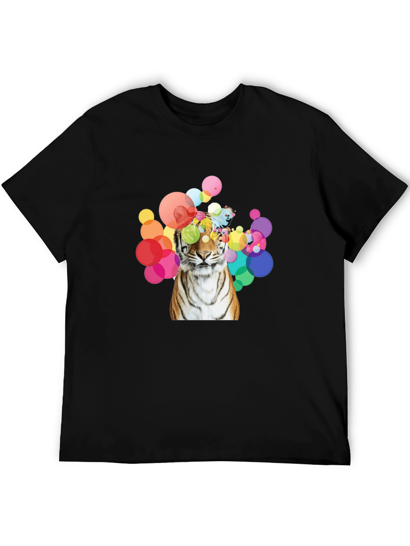 Tiger Graphic Tee - Mens Black T-Shirt
