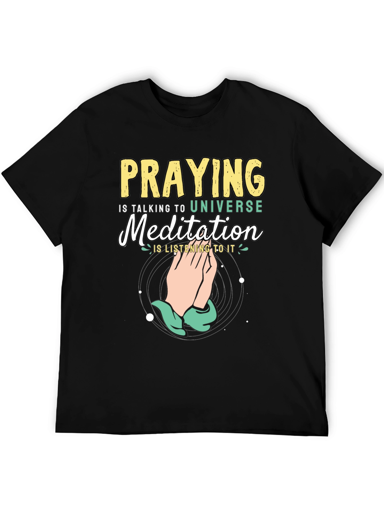 Praying Meditation Graphic Tee