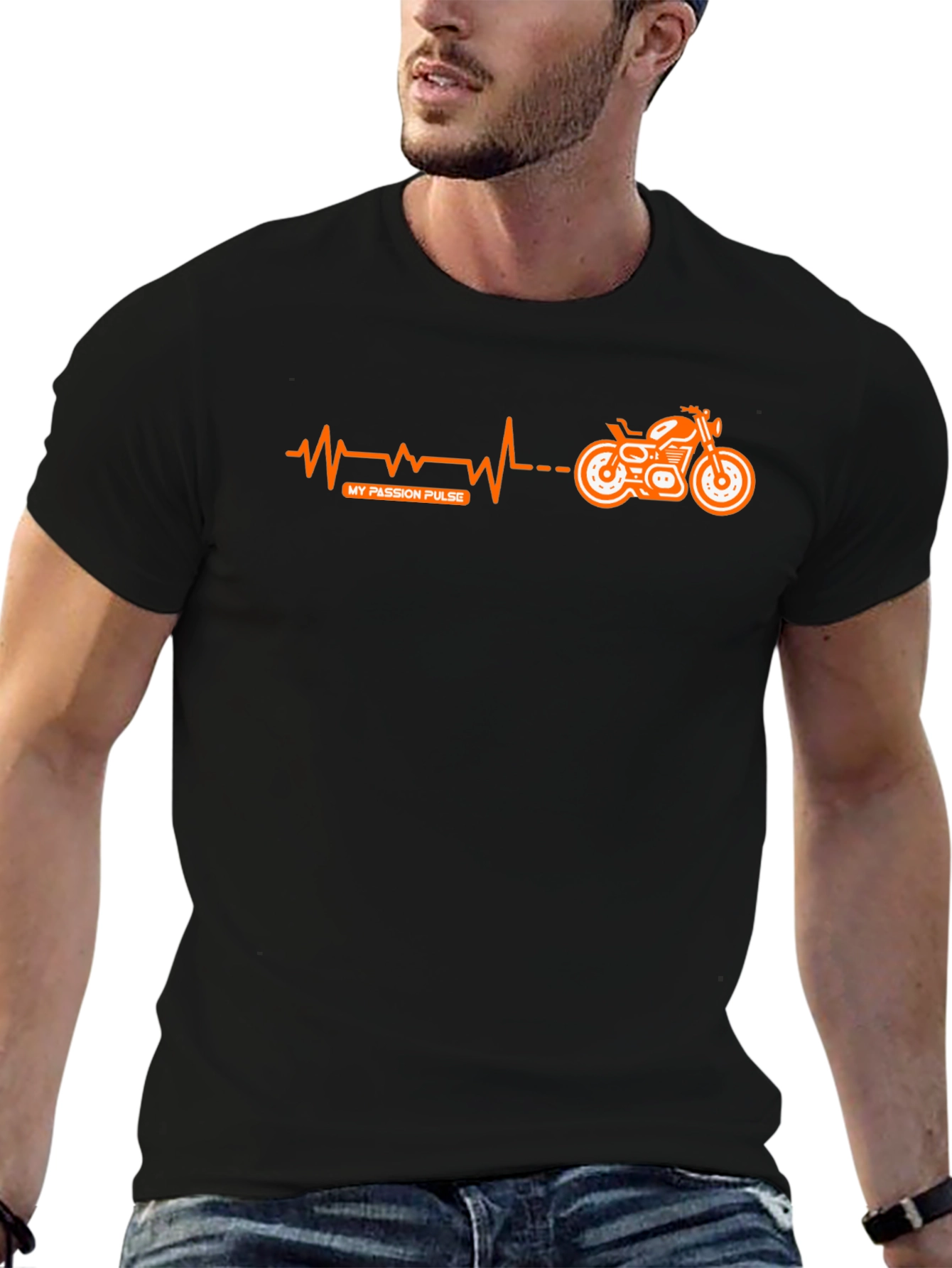 My Passion Pulse Motorcycle Graphic Tee