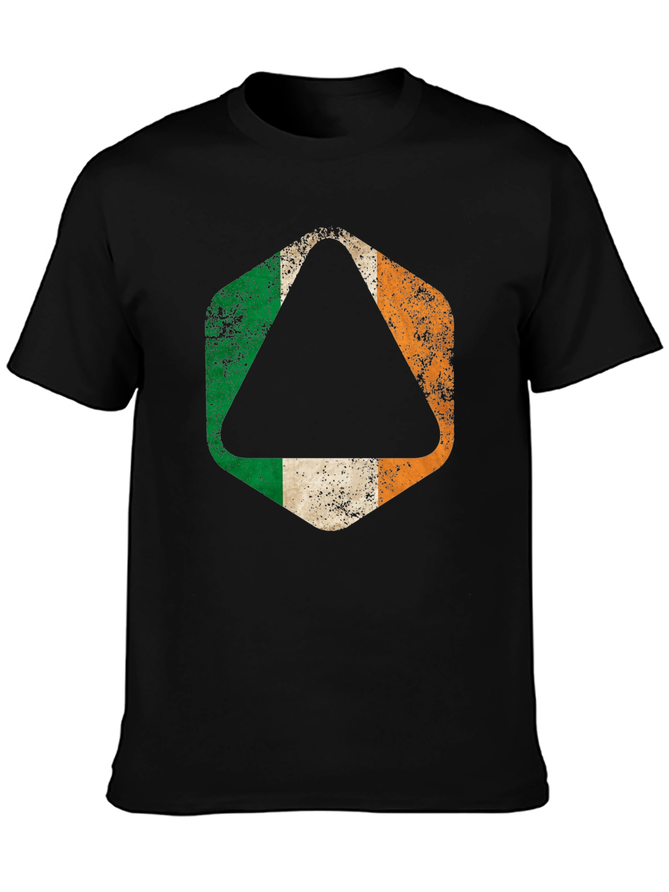 Irish Flag Distressed Graphic T-Shirt