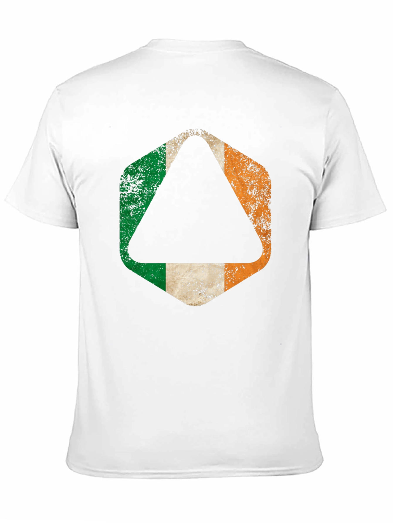 Irish Flag Distressed Graphic T-Shirt